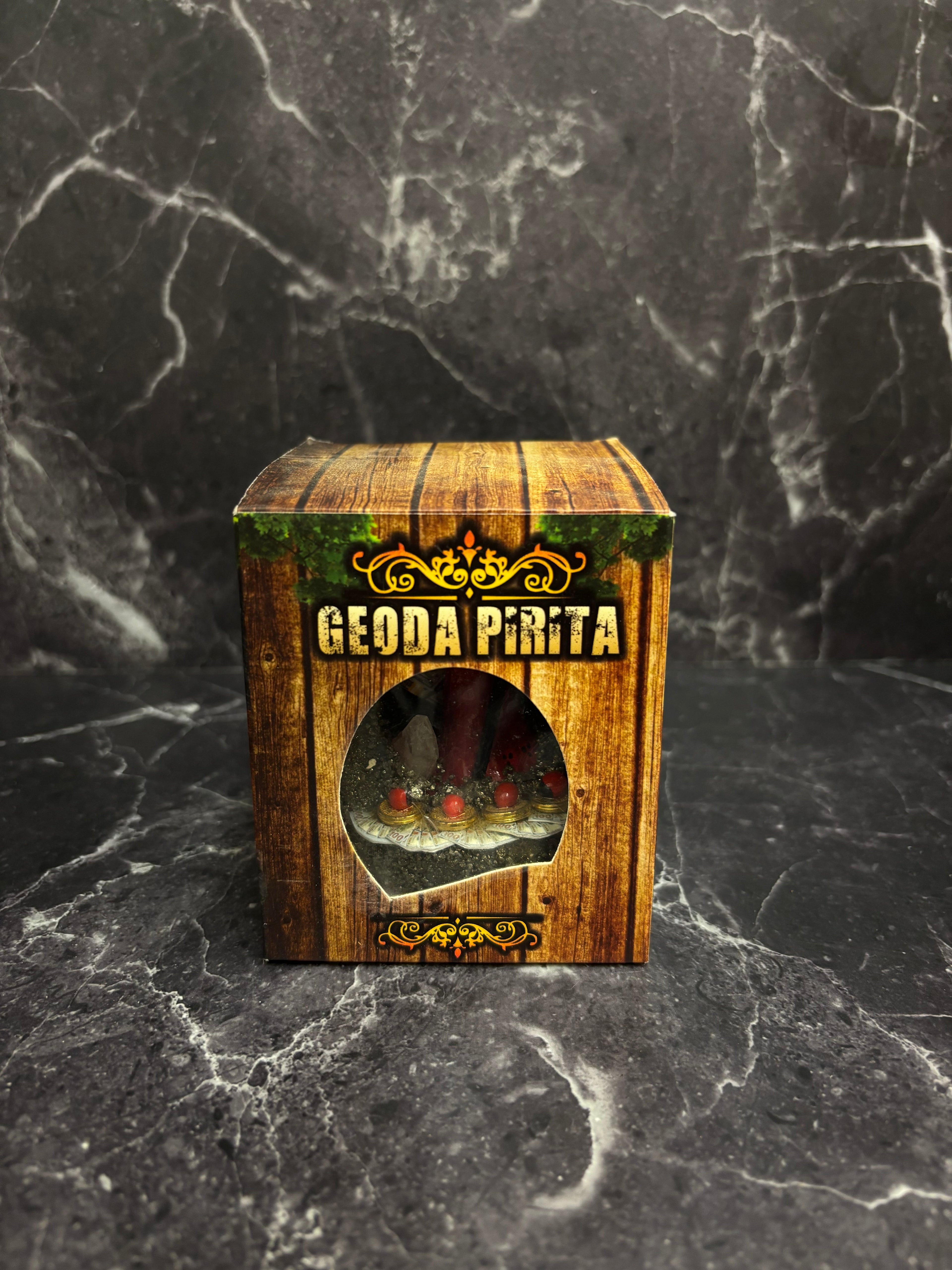 Geoda Pirita – Pyrite Geode for Wealth & Protection
