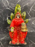 Santa Muerte Throne Statue – Golden & Red Variants