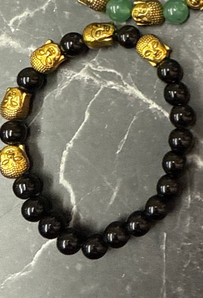 ✨ Gold Buddha Beaded Bracelet Collection – Energy, Balance & Spiritual Protection