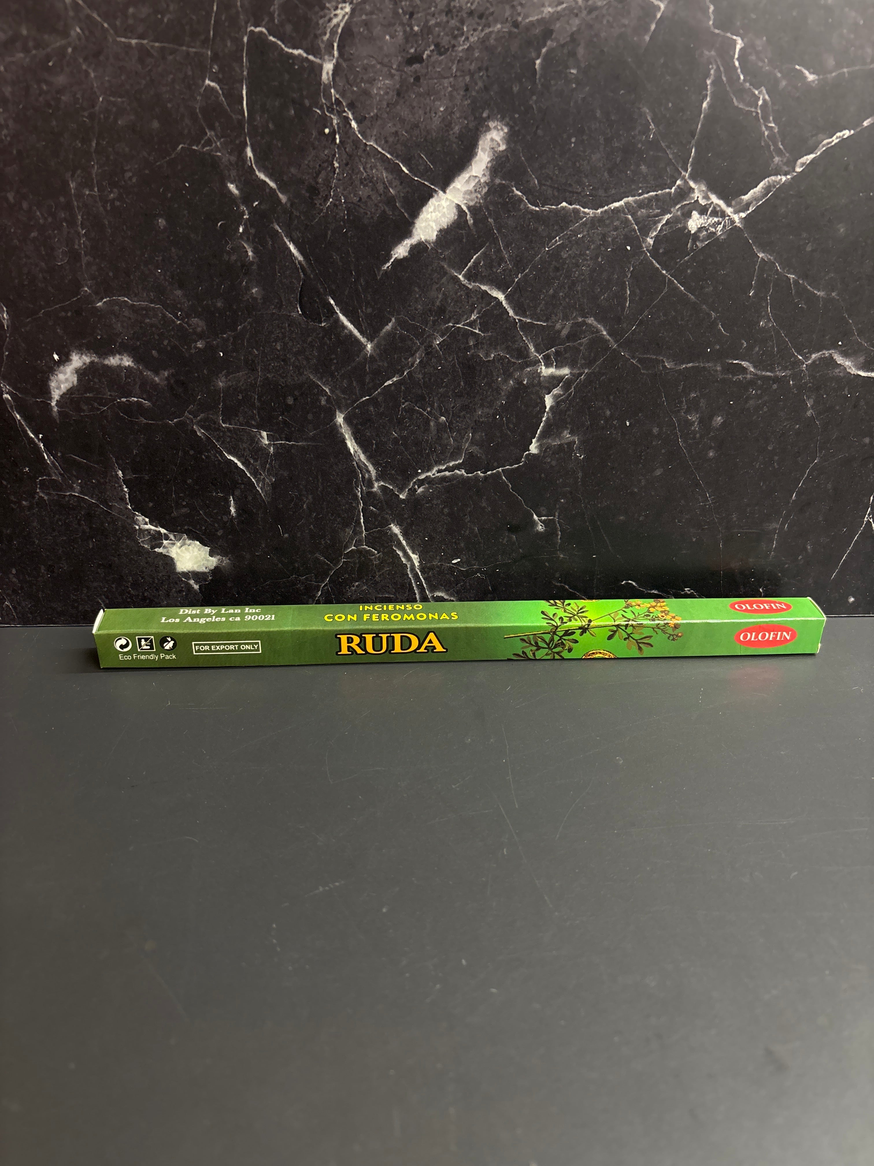 Olofin Ruda Incense with Pheromones – Protection, Luck & Positive Energy