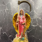 16" Santa Muerte Pregnant  Statue – Angel of Protection and Prosperity