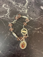 Our Lady And Divine Crystal Rosary Bracelets