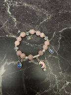 ✨ Crystal Charm Beaded Bracelets – Moon, Heart, and Star Variants