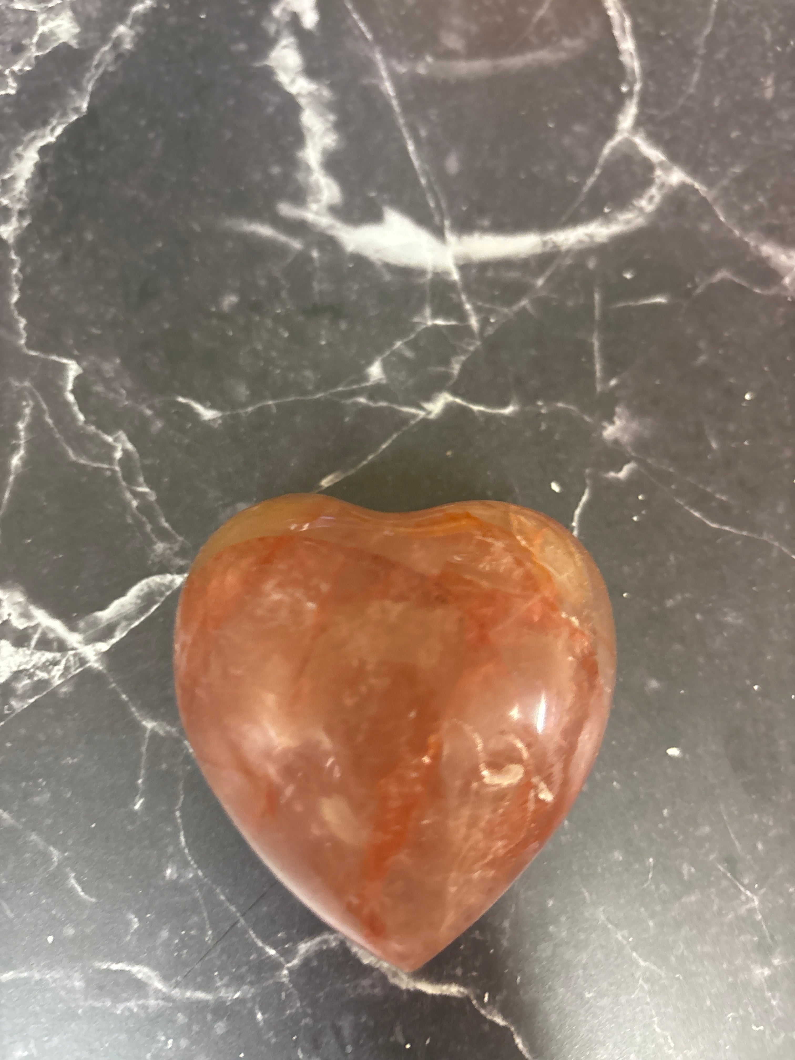 Fire Quartz Heart