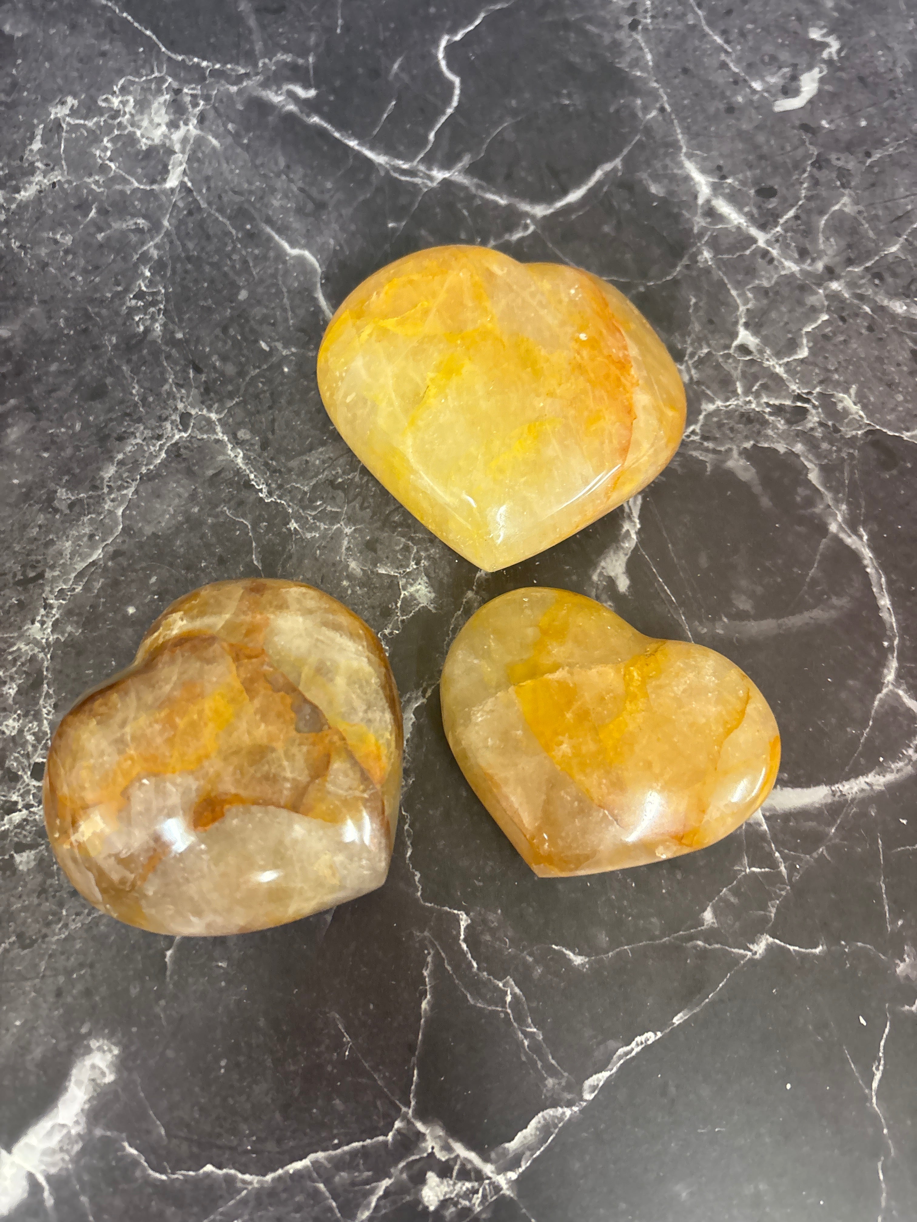 Golden Healer Heart (Singular Sold)