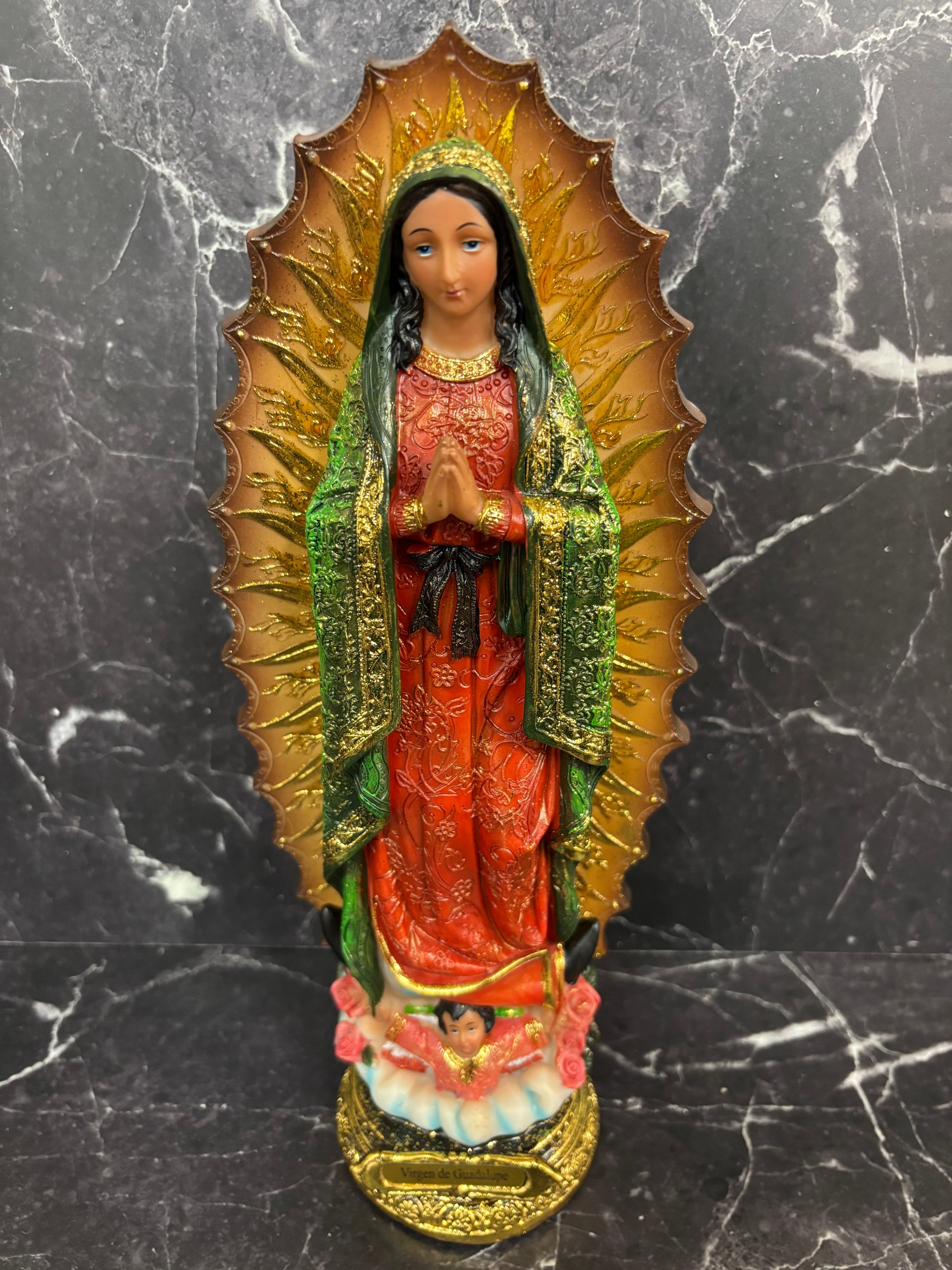 12" Virgen de Guadalupe Statue – Two Variants