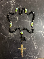 Saint Jude Beaded Rosary Necklace – Multiple Colors
