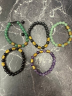 ✨ Gold Buddha Crystal Bracelet Collection – Energy, Balance & Spiritual Protection