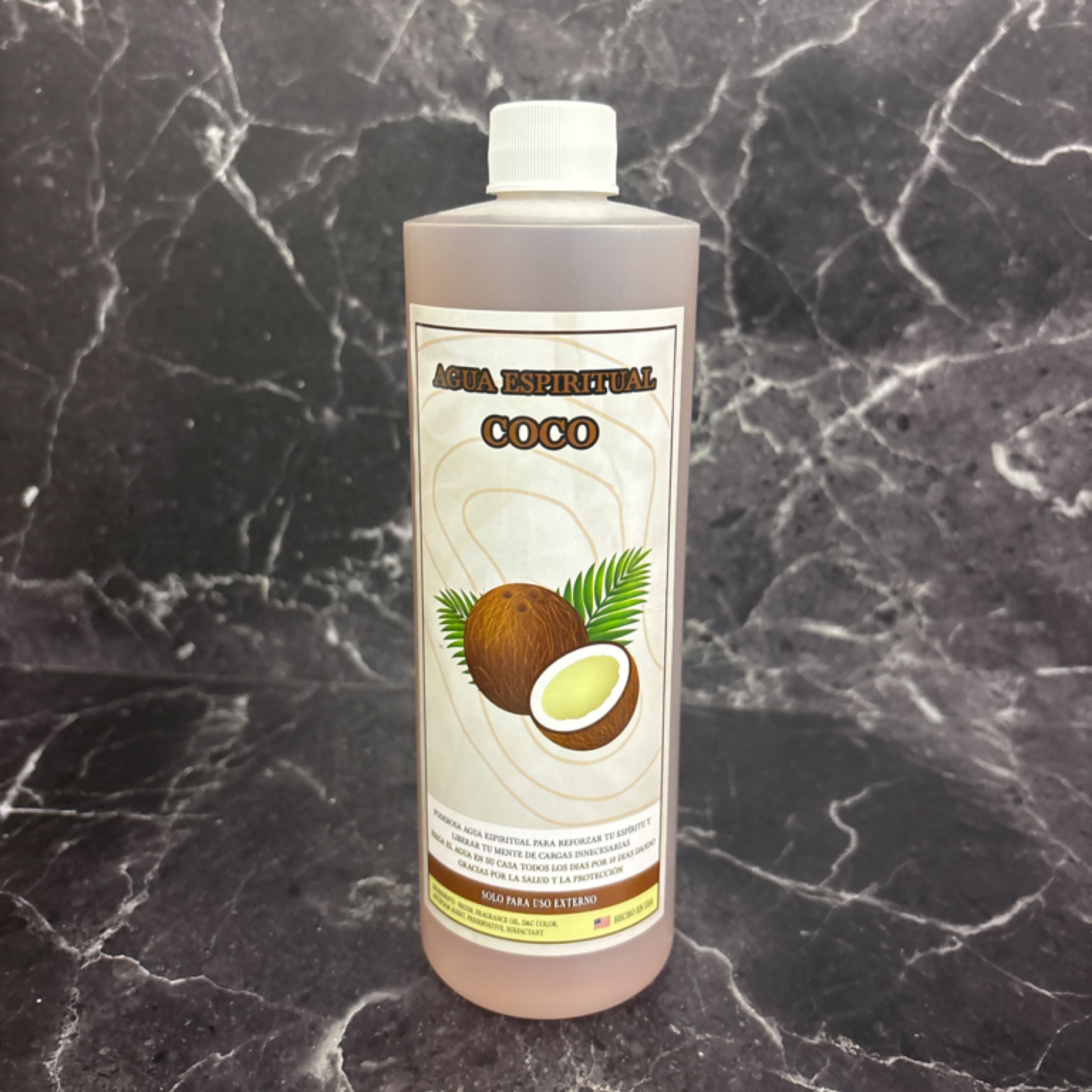 Agua Espiritual de Coco – Coconut Spiritual Water for Cleansing & Peace