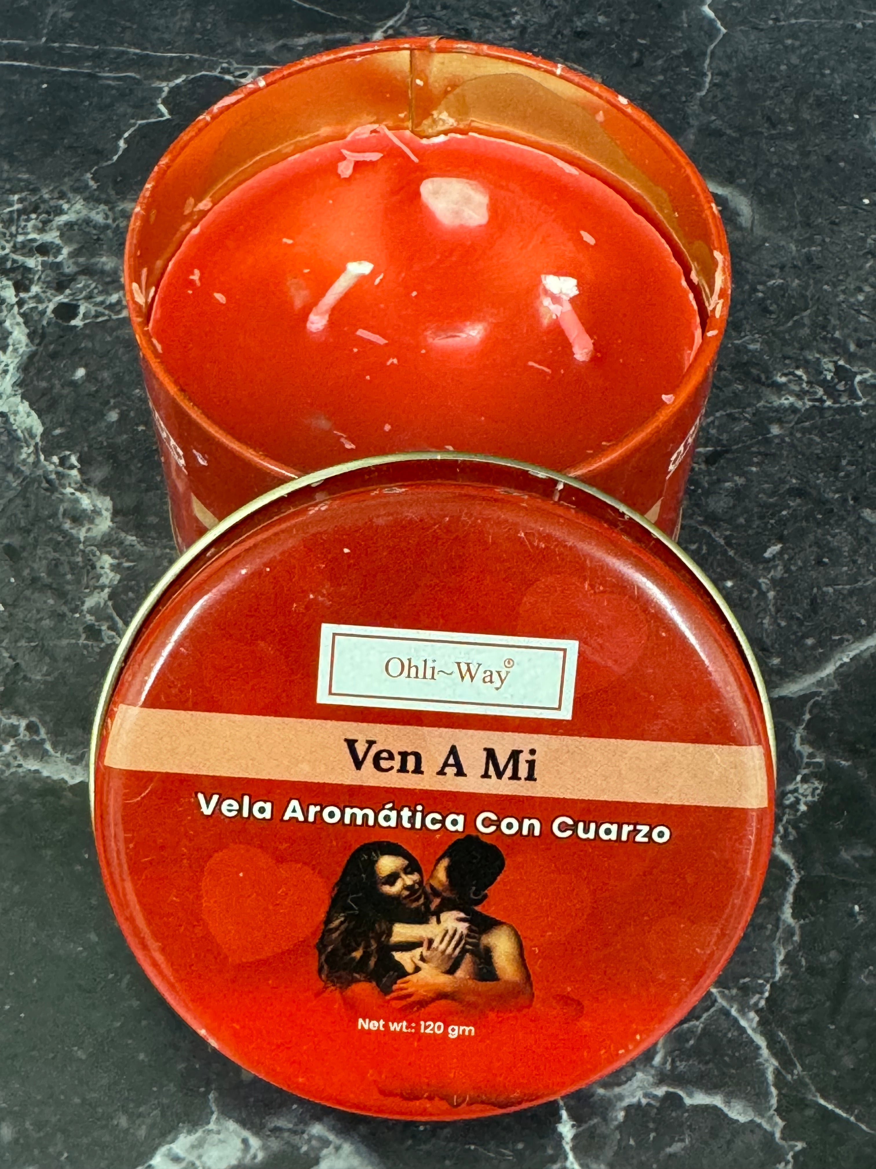 Ohi-Way Candle Ven A Mi Vela  Aromatica Cuarzo