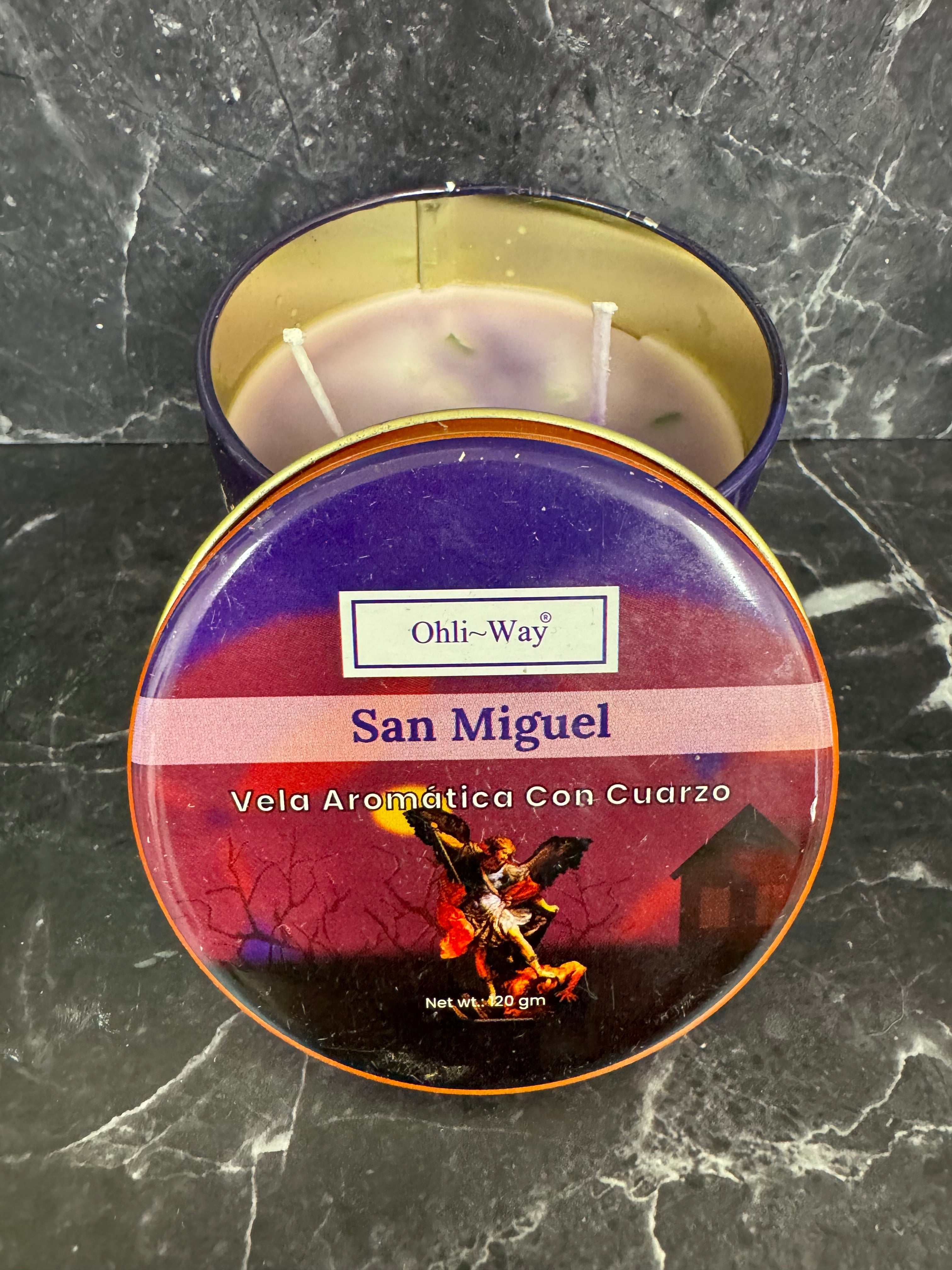 Ohi-Way Candle San Miguel Vela Aromactica Con Curazo