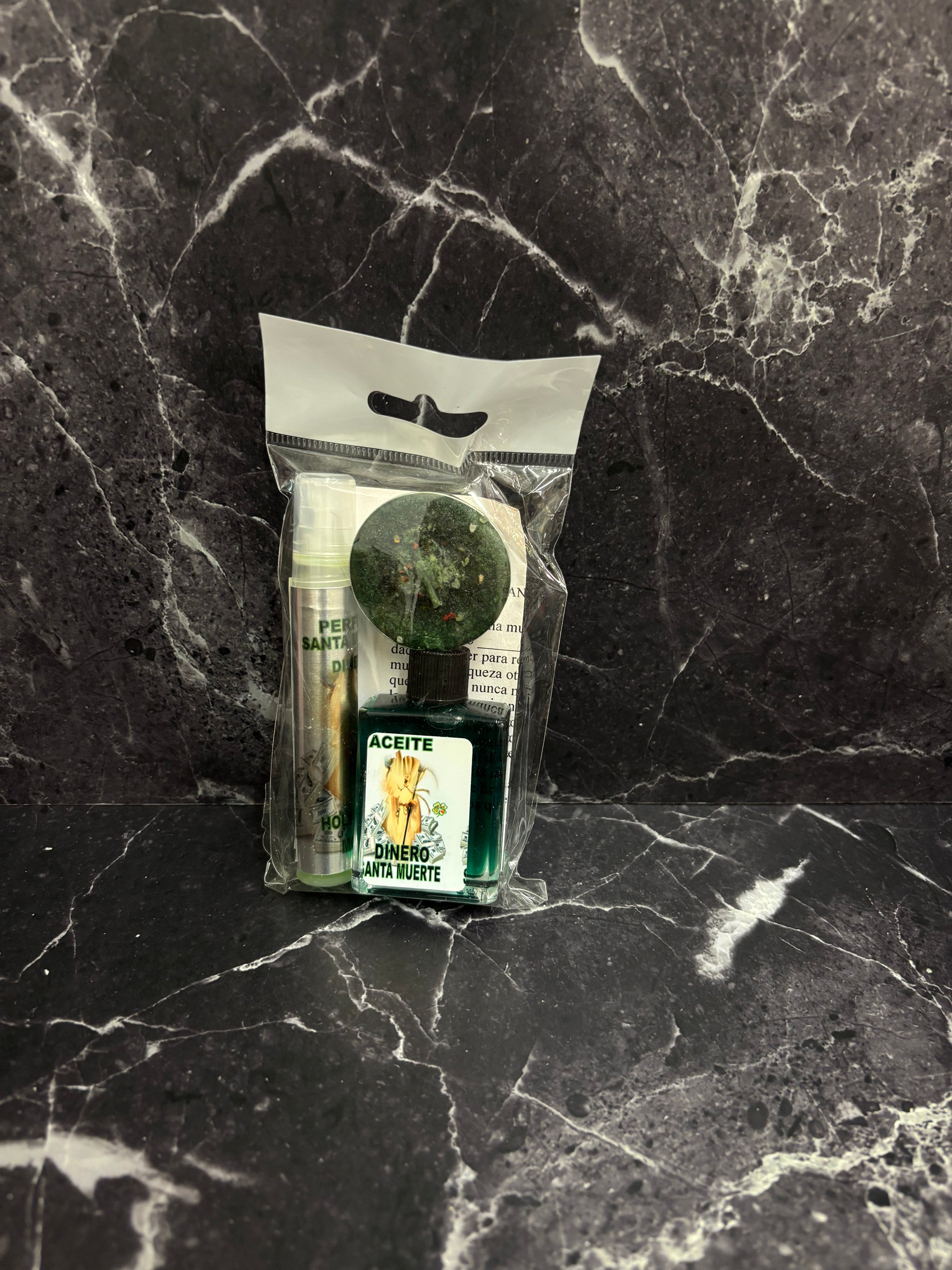 Santa Muerte Dinero Ritual Kit – Money, Wealth & Prosperity Attraction Set
