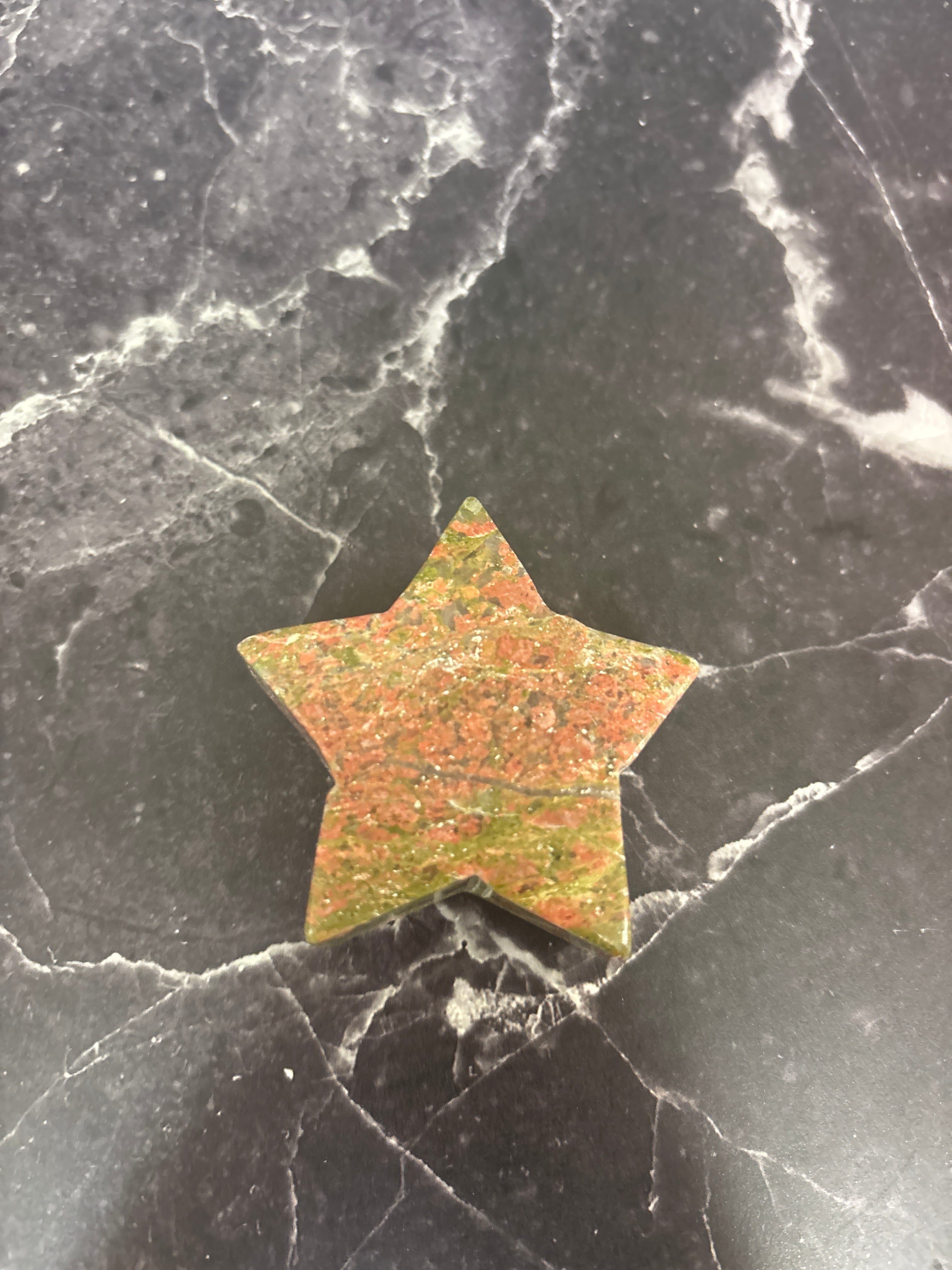 Unakite Crystal Star