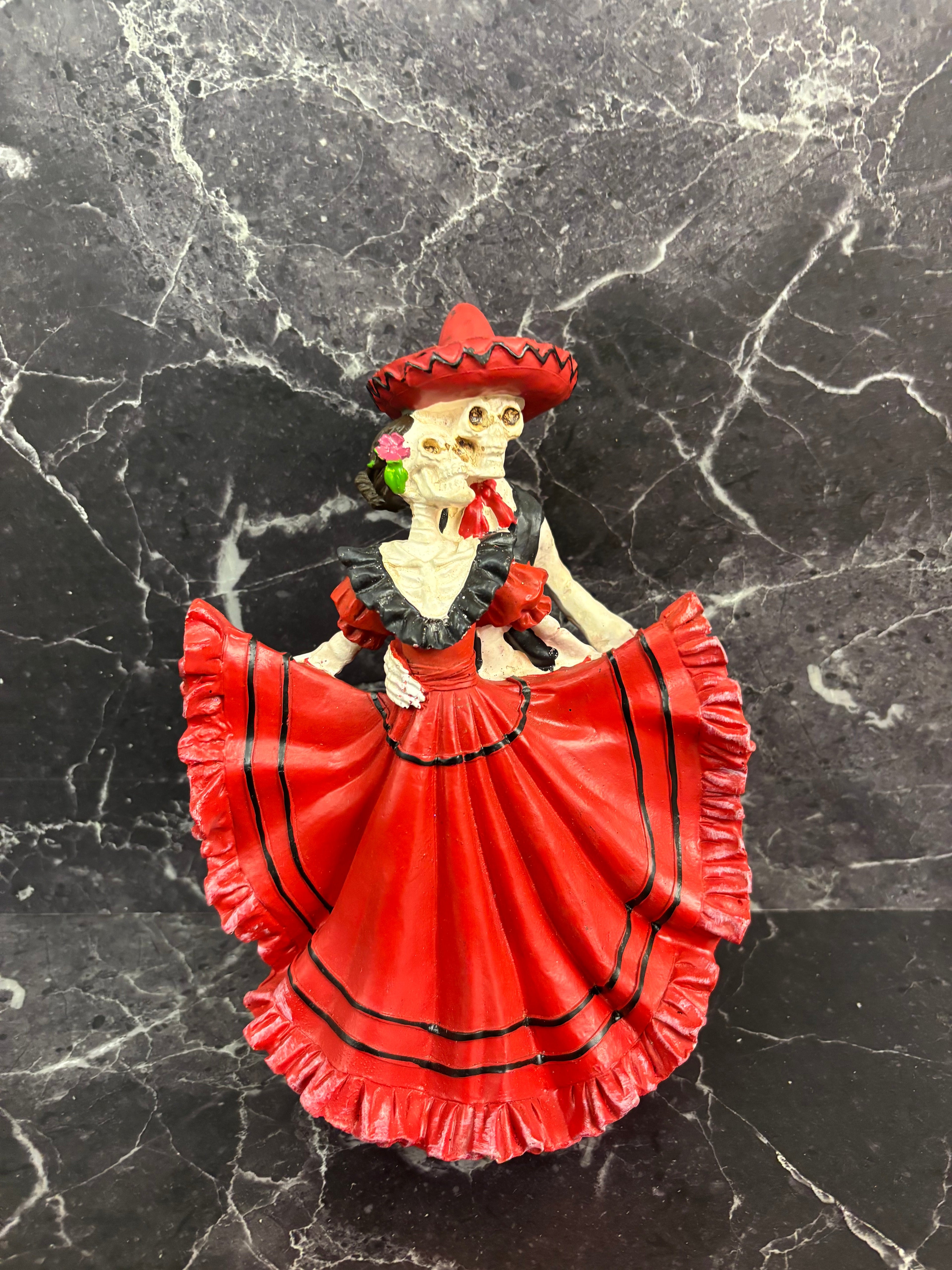 Día de los Muertos Dancing Skeleton Figurines – 2 Variants