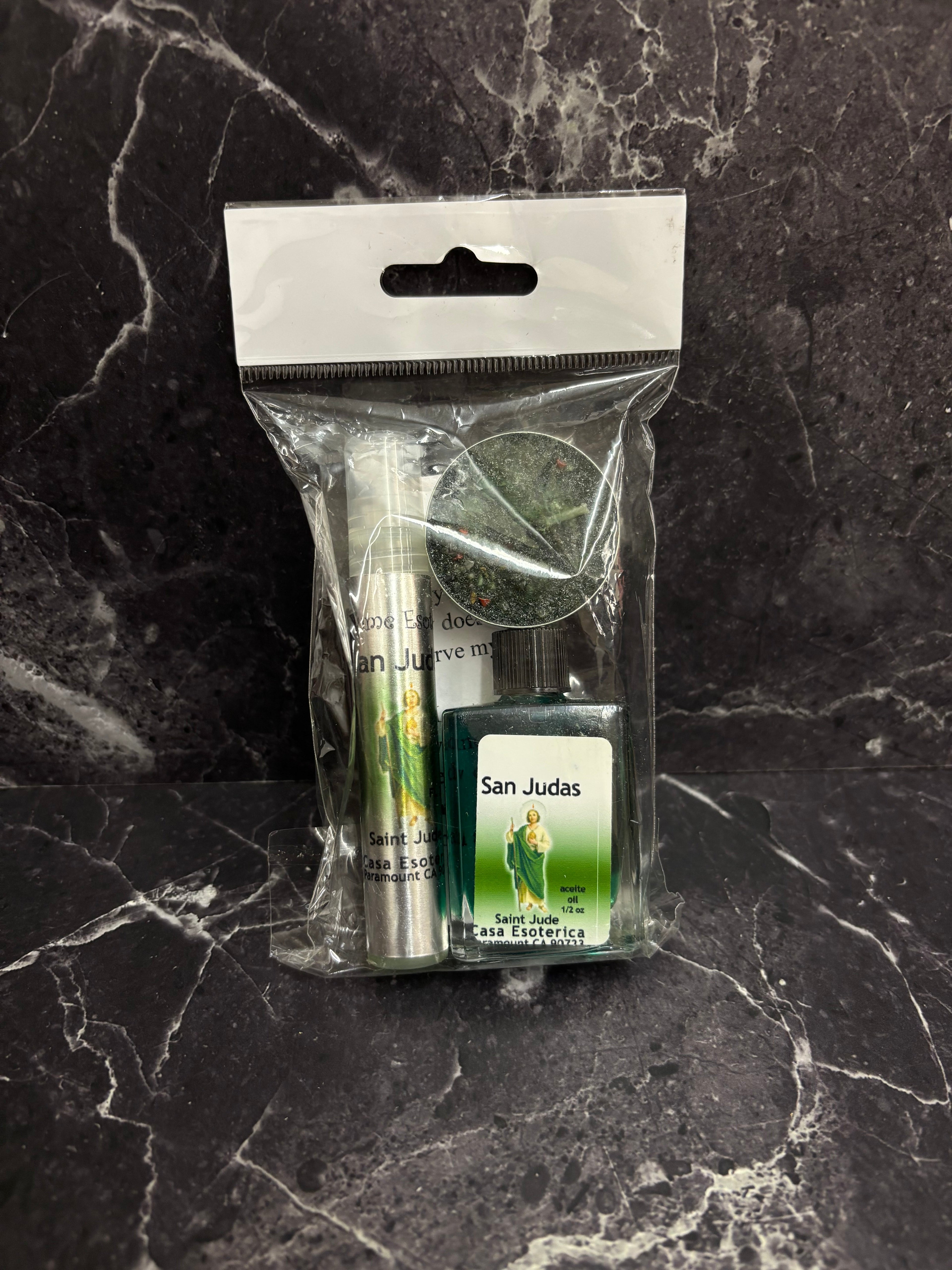 San Judas Ritual Kit — Faith, Protection & Miracle Petition Set