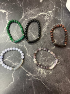 ✨ Natural Crystal Beaded Bracelets – Protection, Healing & Energy Balance 🌙💎