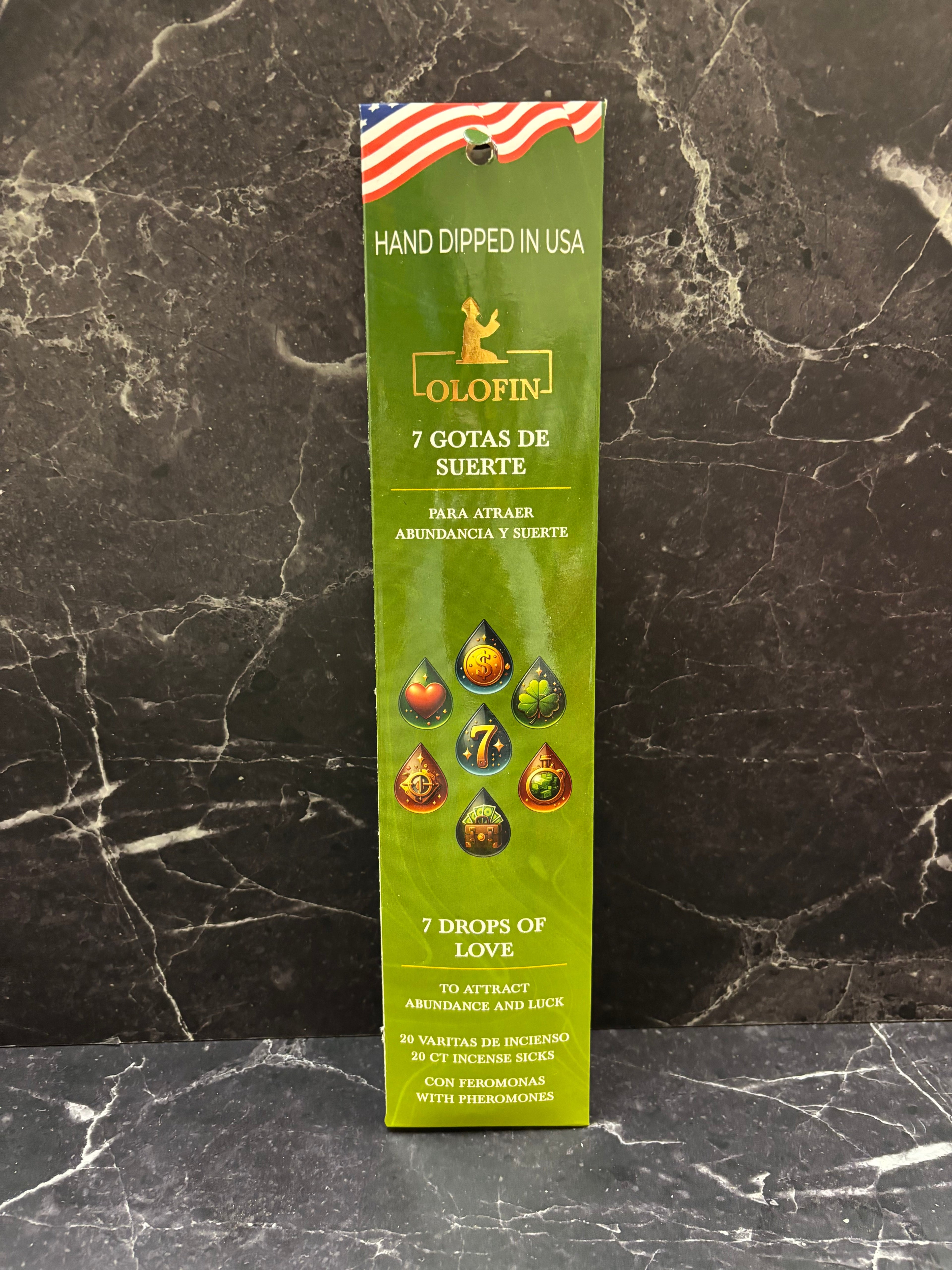 Olefin 7 Gotas De Suerte Incense Sticks