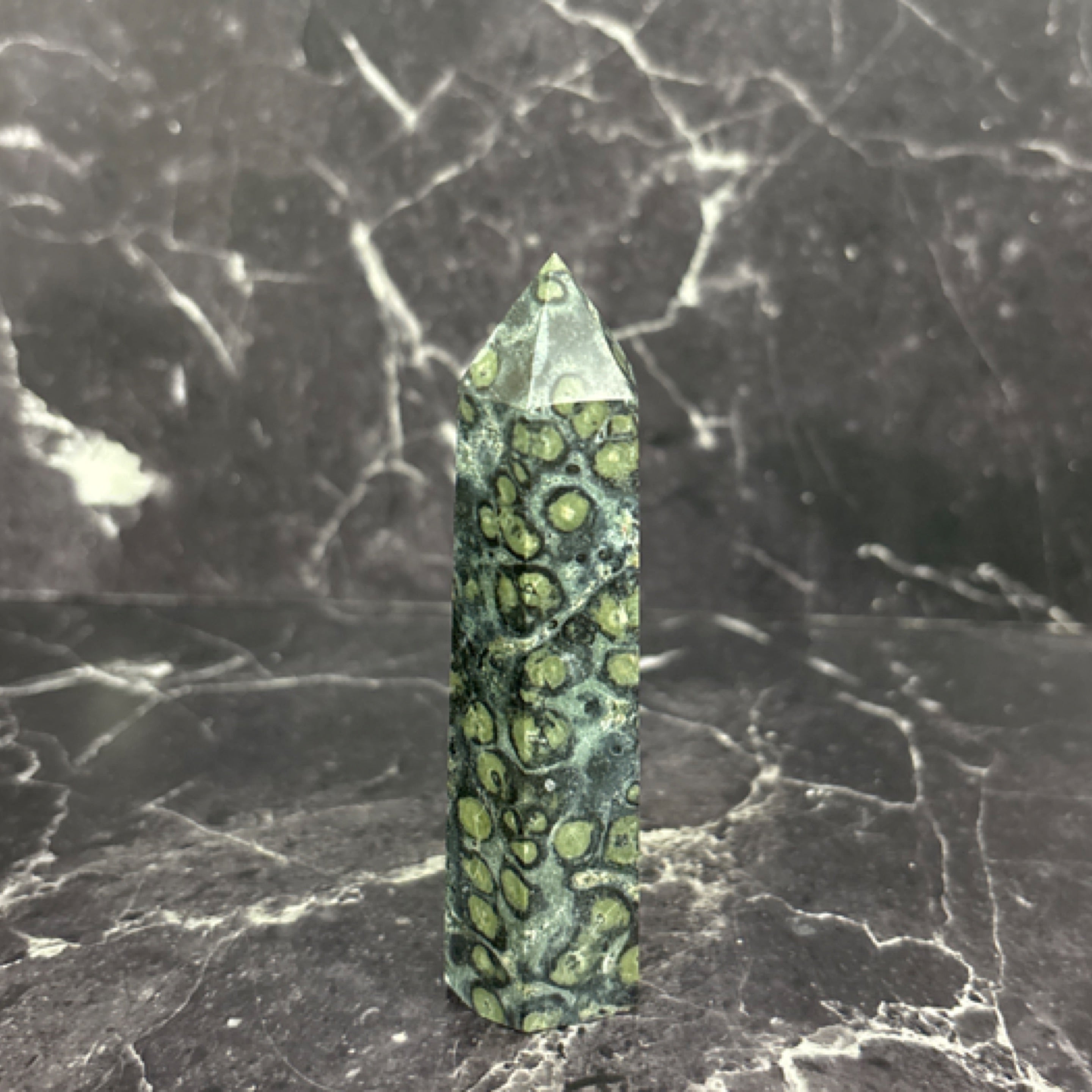 Kambaba Jasper Tower – Peace, Growth & Ancient Earth Energy 🌿✨