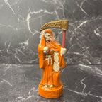 Santa Muerte Mini Statue Collection – Blue, Pink, Yellow & Orange (5.5”) prepared