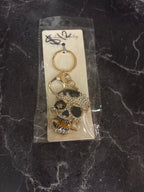 Rhinestone Skull Keychain – Sparkling Pirate-Inspired Design