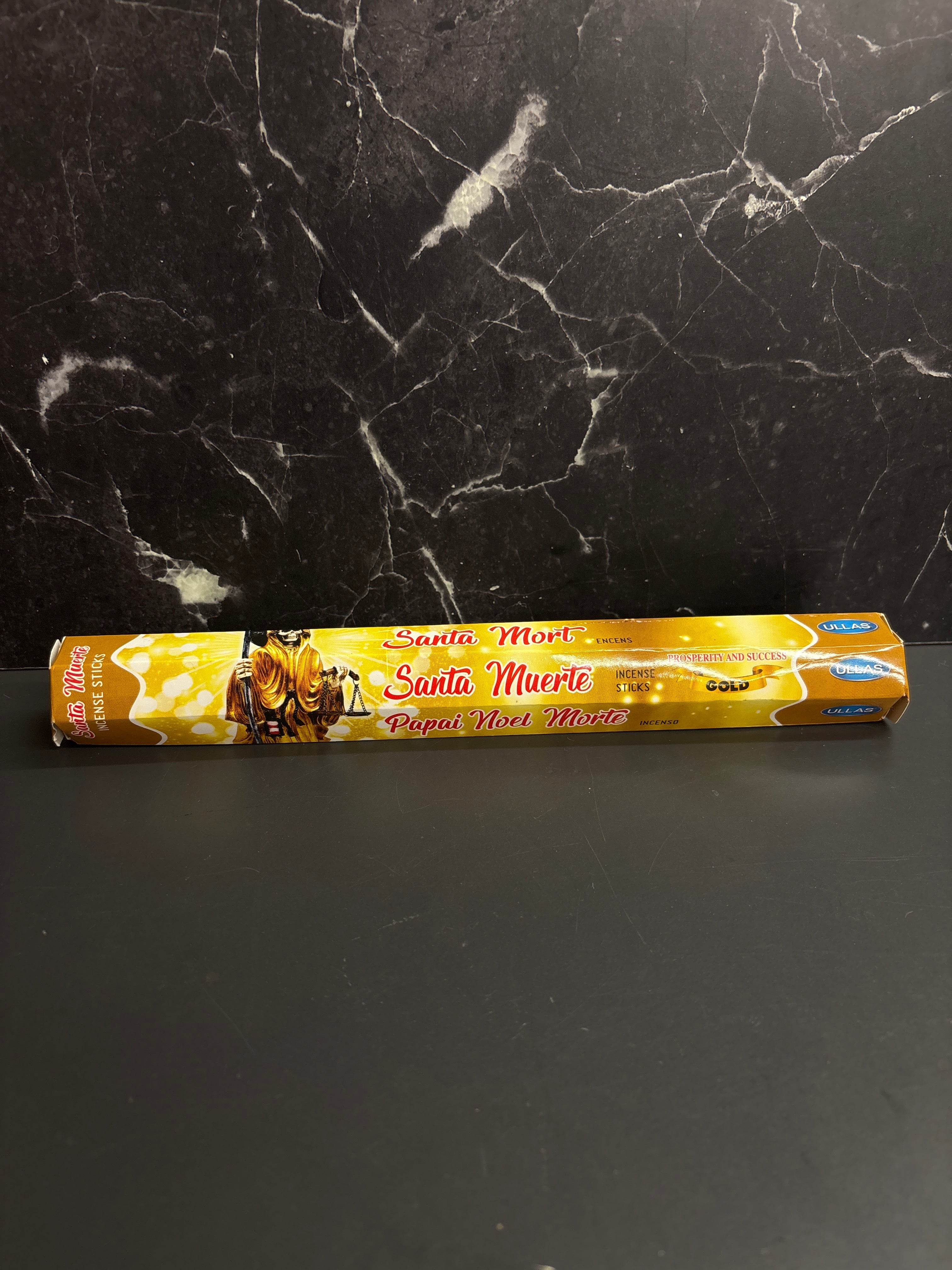 Santa Muerte Gold Incense – Prosperidad y Éxito (Prosperity & Success)