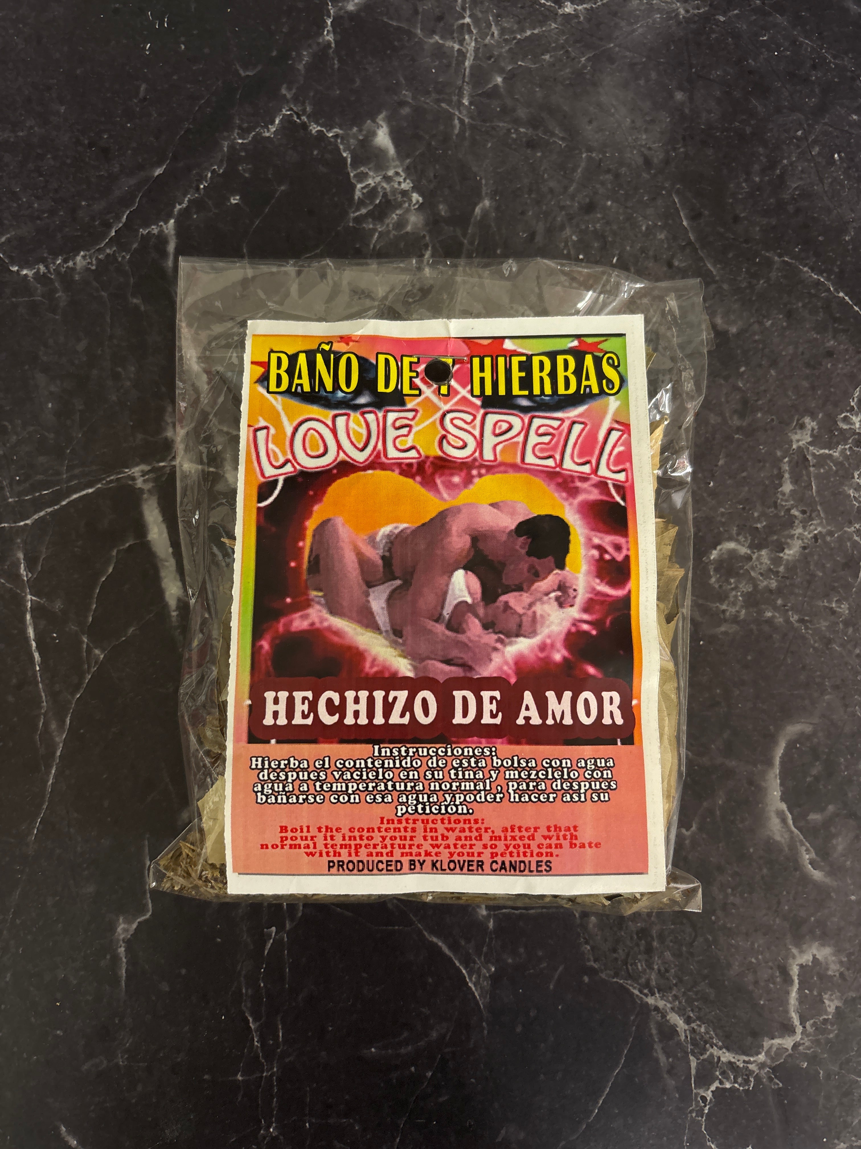 Love Spell Herb Bath — Hechizo de Amor for Passion & Romance