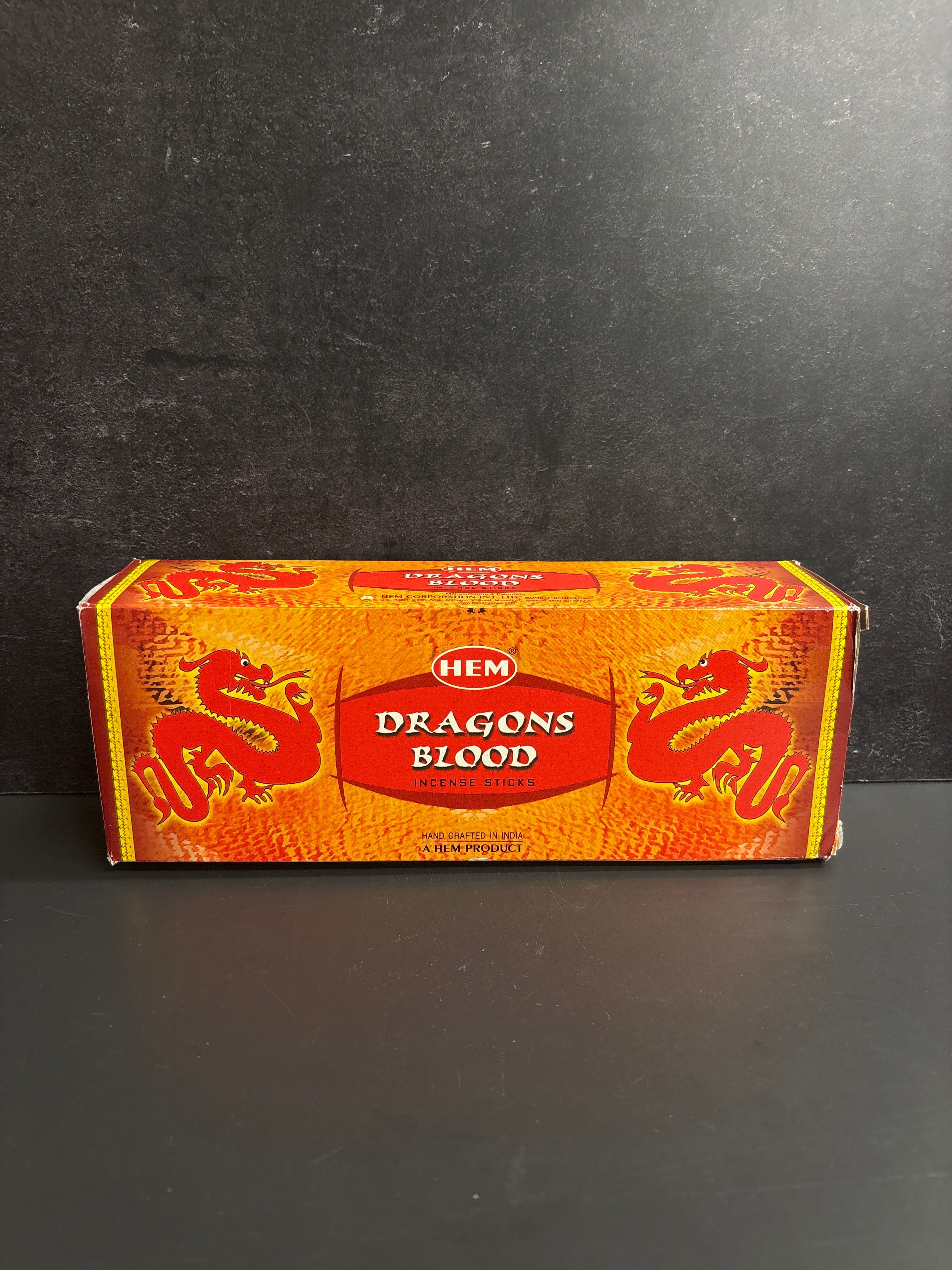 HEM Dragon’s Blood Incense Sticks – Power, Protection & Purification
