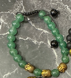 ✨ Gold Buddha Crystal Bracelet Collection – Energy, Balance & Spiritual Protection