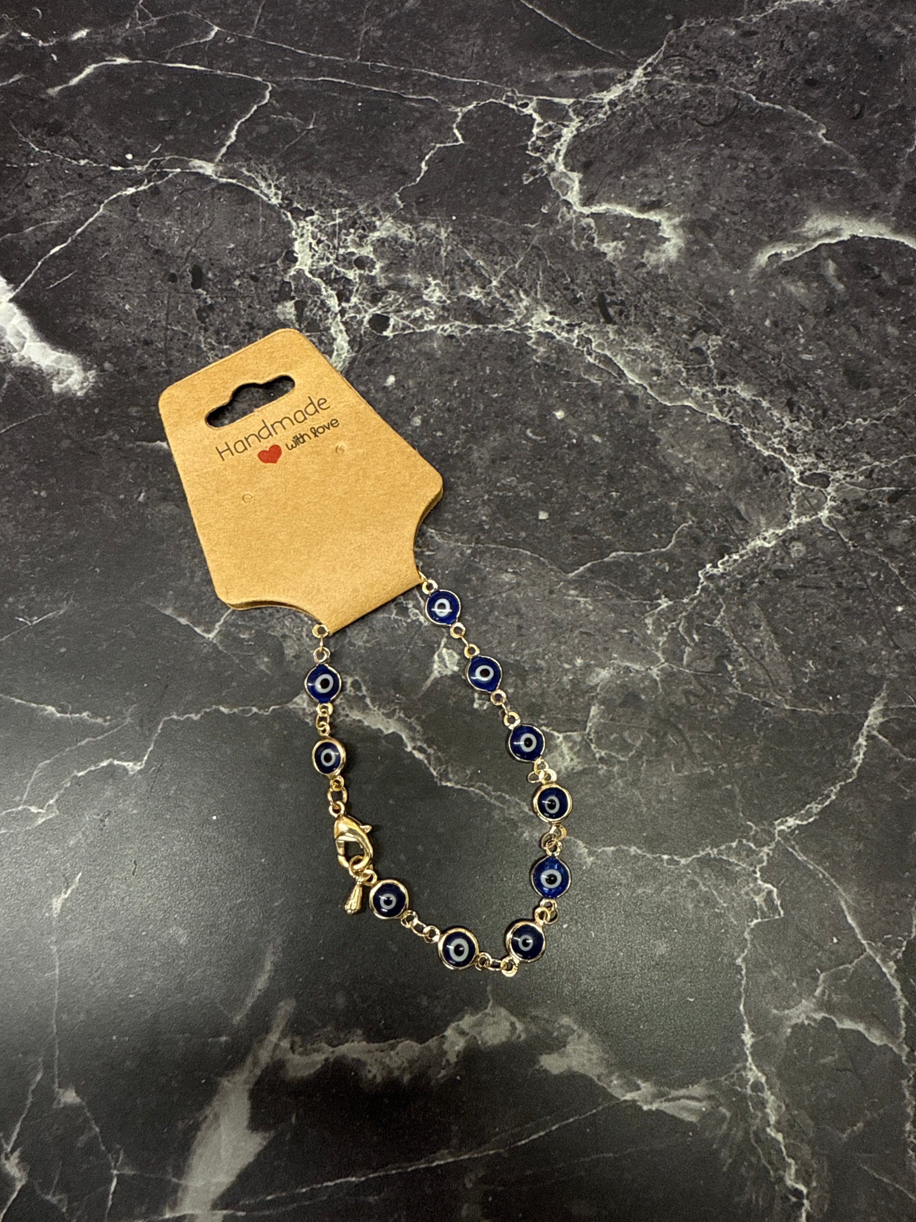 Evil Eye & Hamsa Charm Bracelets – Protective Handmade Jewelry