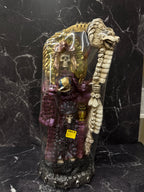 Santa Muerte Aztec Warrior Statues – Bone & Color Variants (12”)