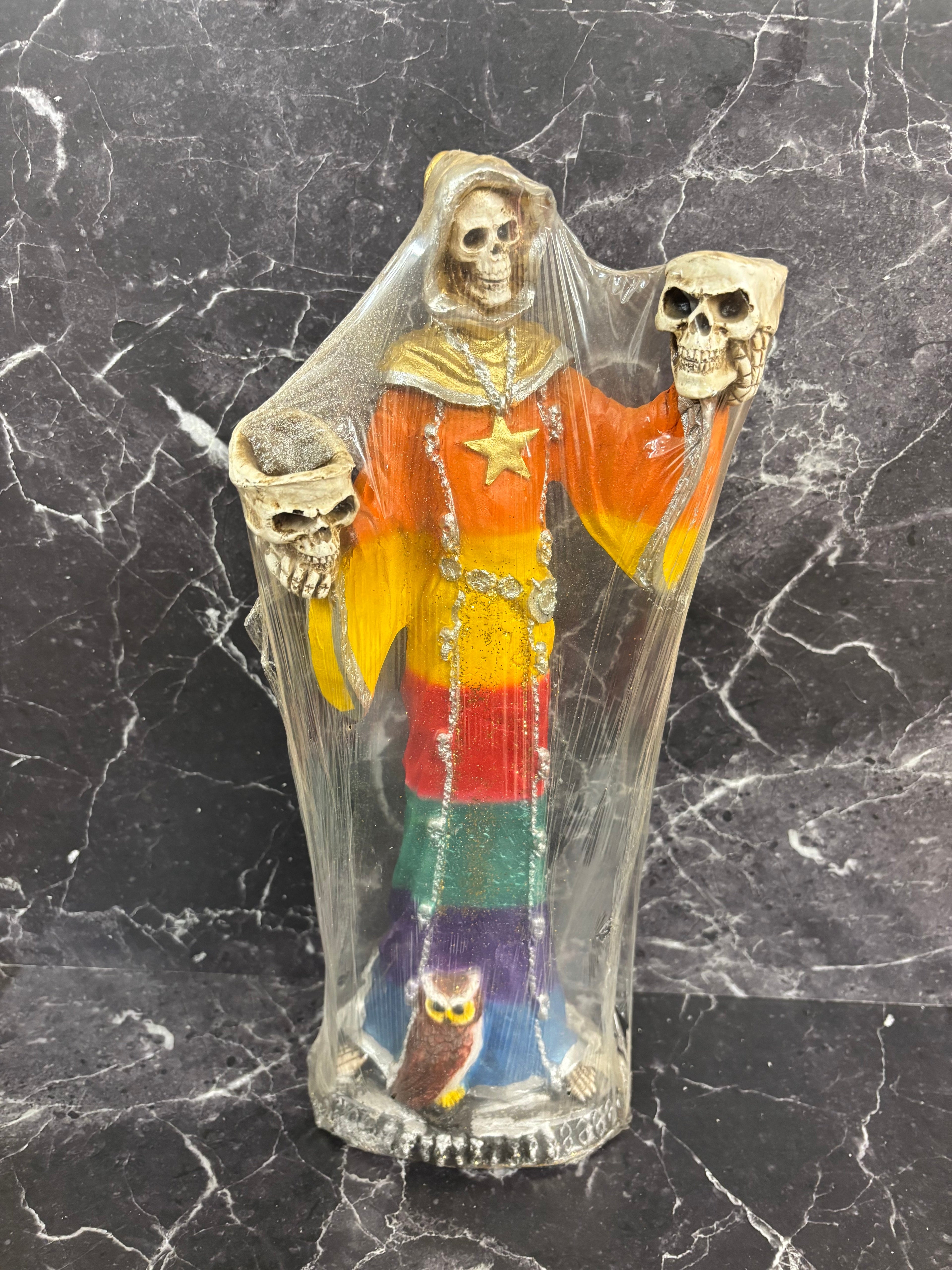 Santa Muerte Skull Offering Statues — Power, Wisdom & Protection