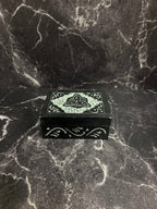Handcrafted Black Onyx jewelry Boxes – Pentacle & Floral Design