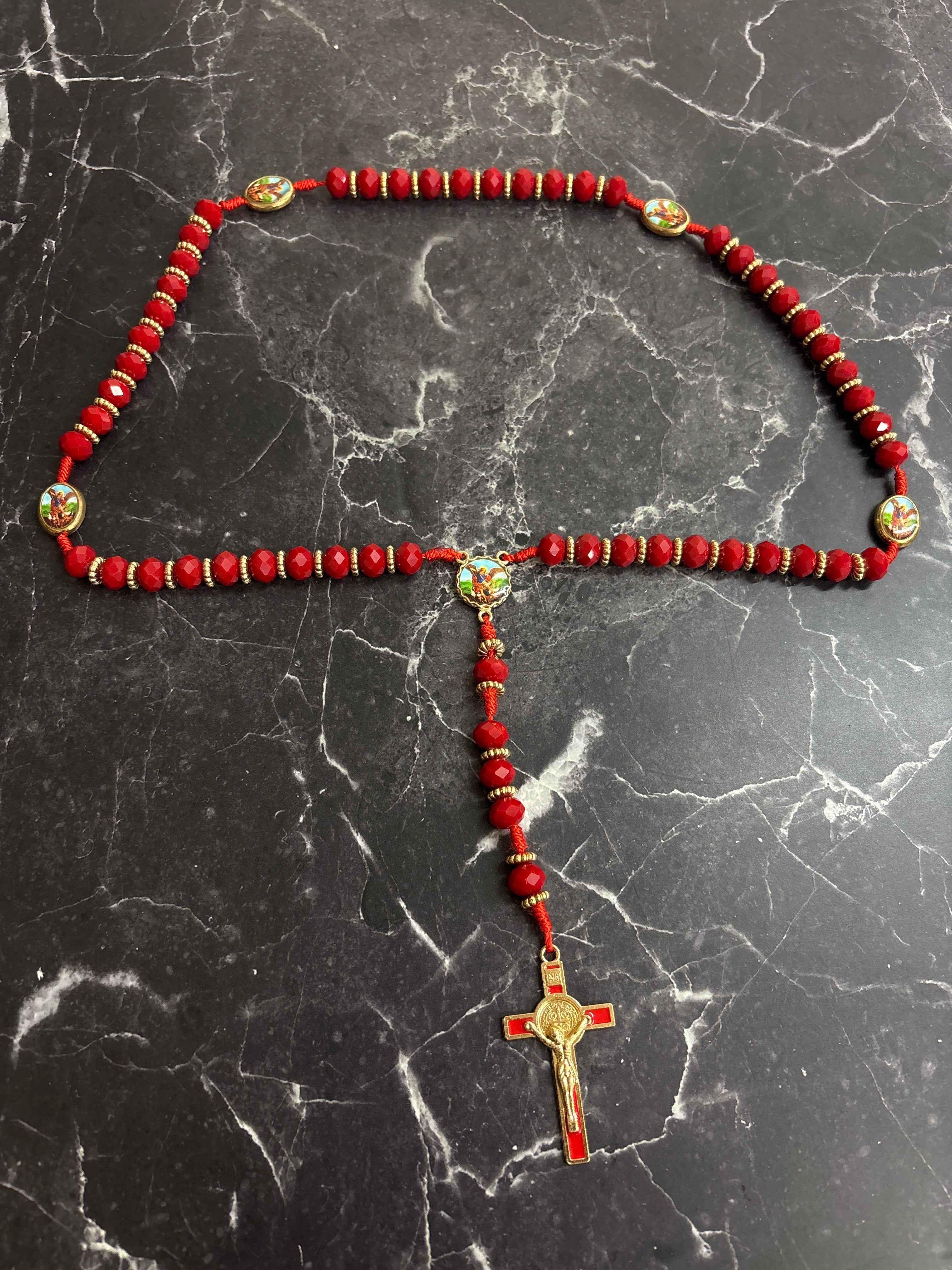 Virgen de Guadalupe Glass Rosary – Multiple Variants