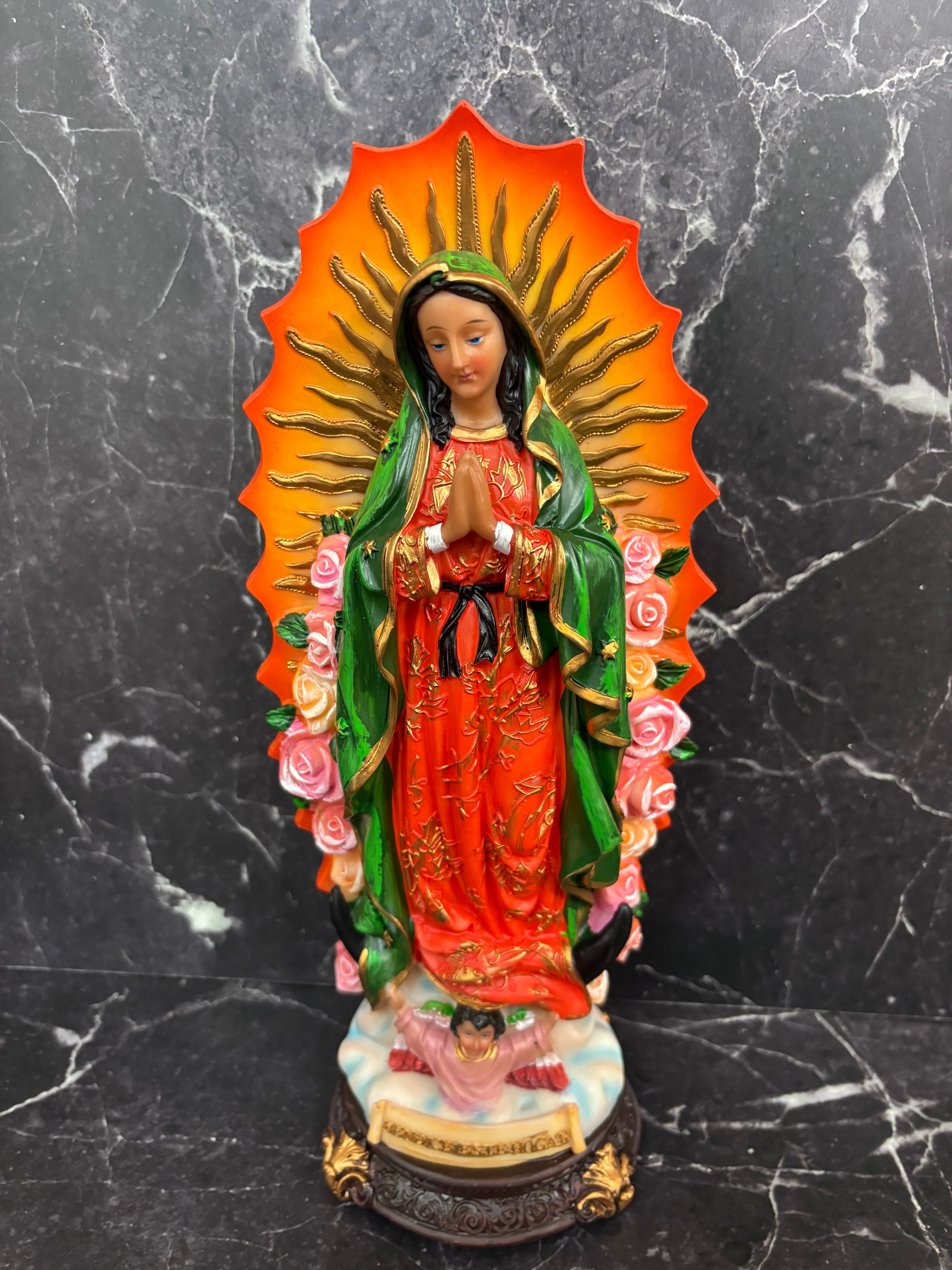 12" Virgen de Guadalupe Statue – Two Variants