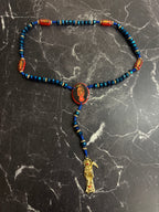 Santa Muerte Rosary Collection – Multi-Color Beaded Variants