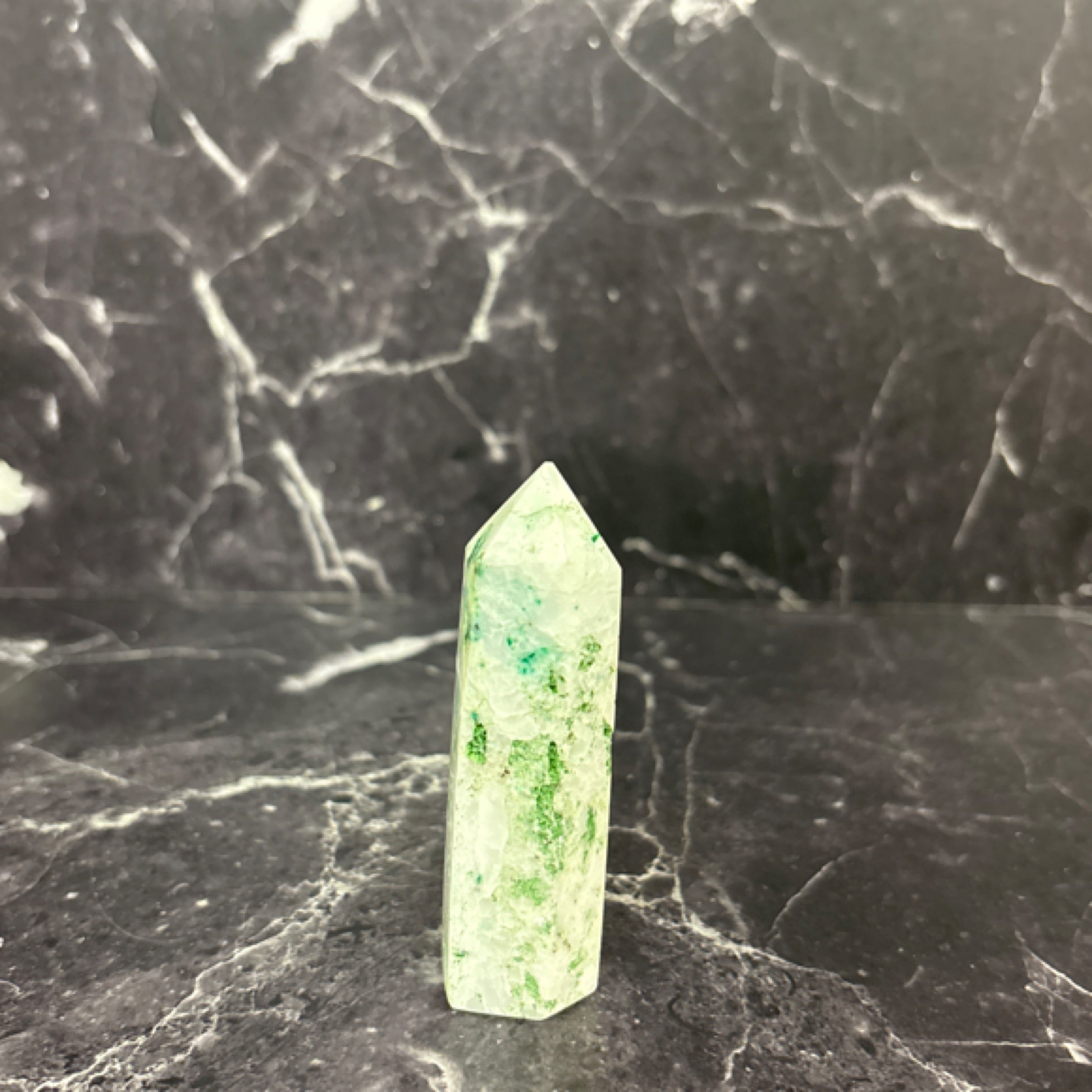 Green Phantom Quartz Tower – Growth, Healing & Transformation Energy