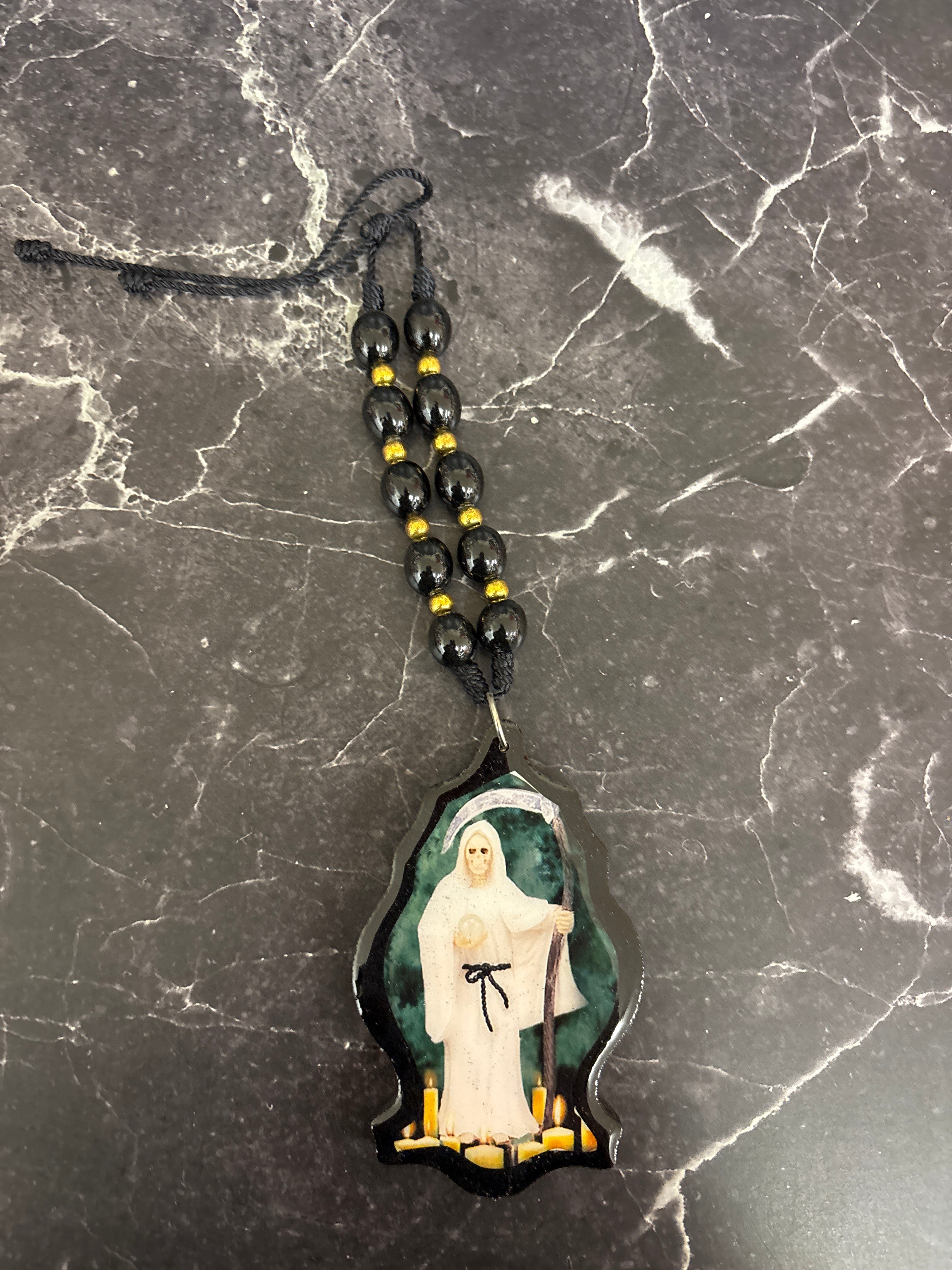 Santa Muerte Hanging Amulet