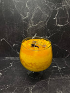Crystal Glass Intention Candles – Gold, Yellow, & Red