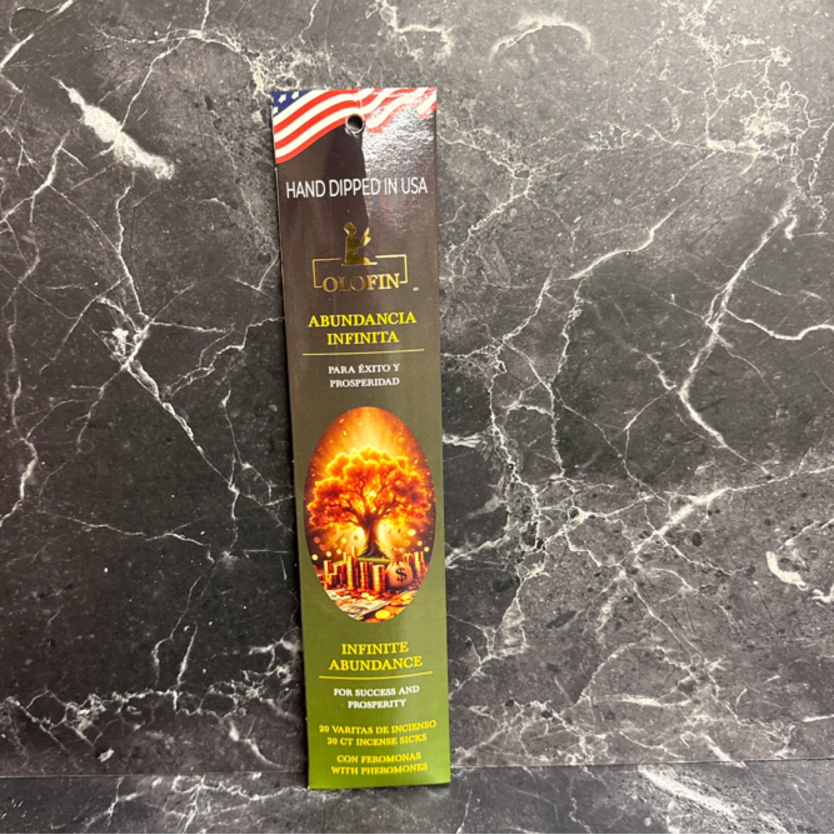 Olofin Abundancia Infinita Incense – Infinite Abundance Ritual Aromatic Stick