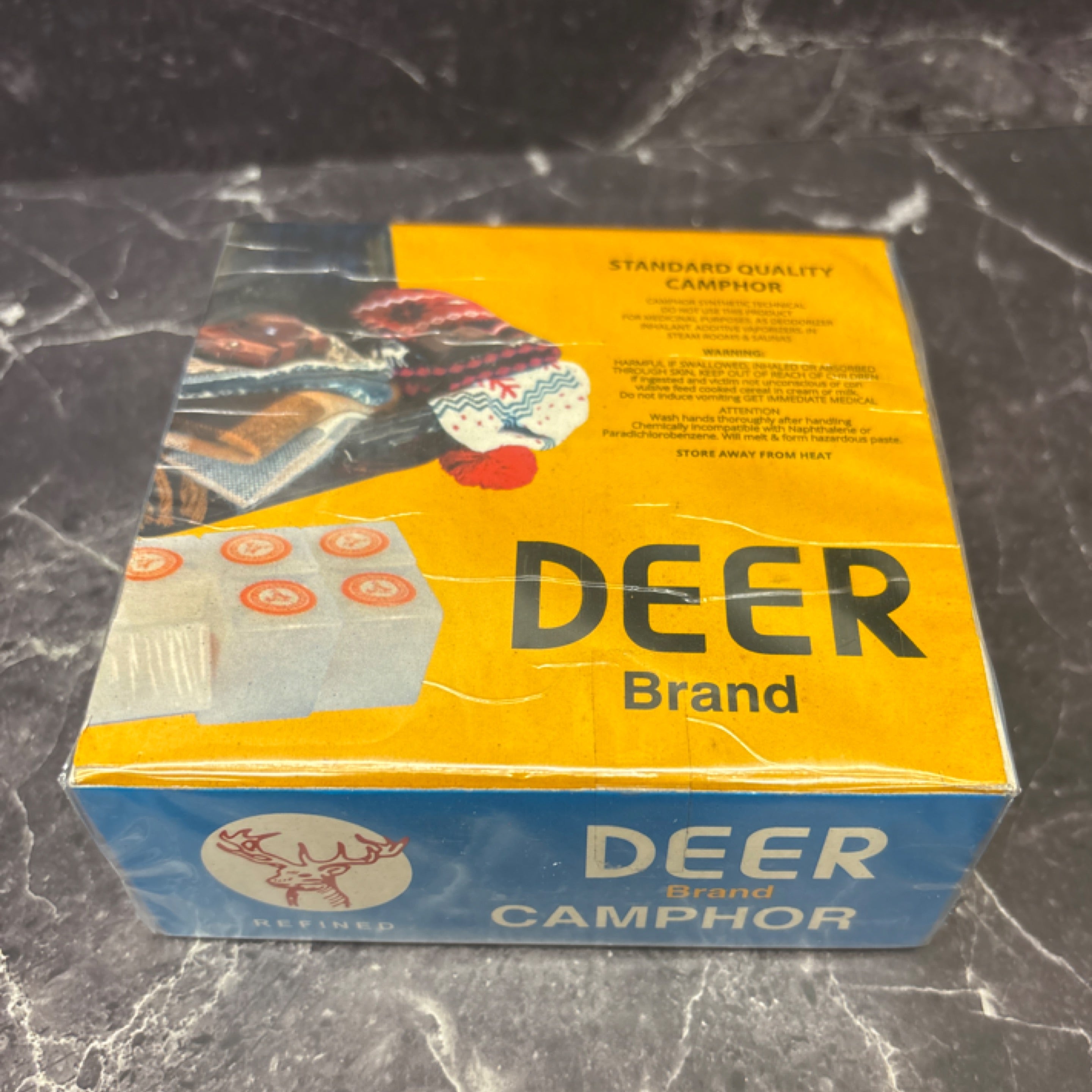 Deer Brand Refined Camphor – Premium Spiritual & Purification Blocks