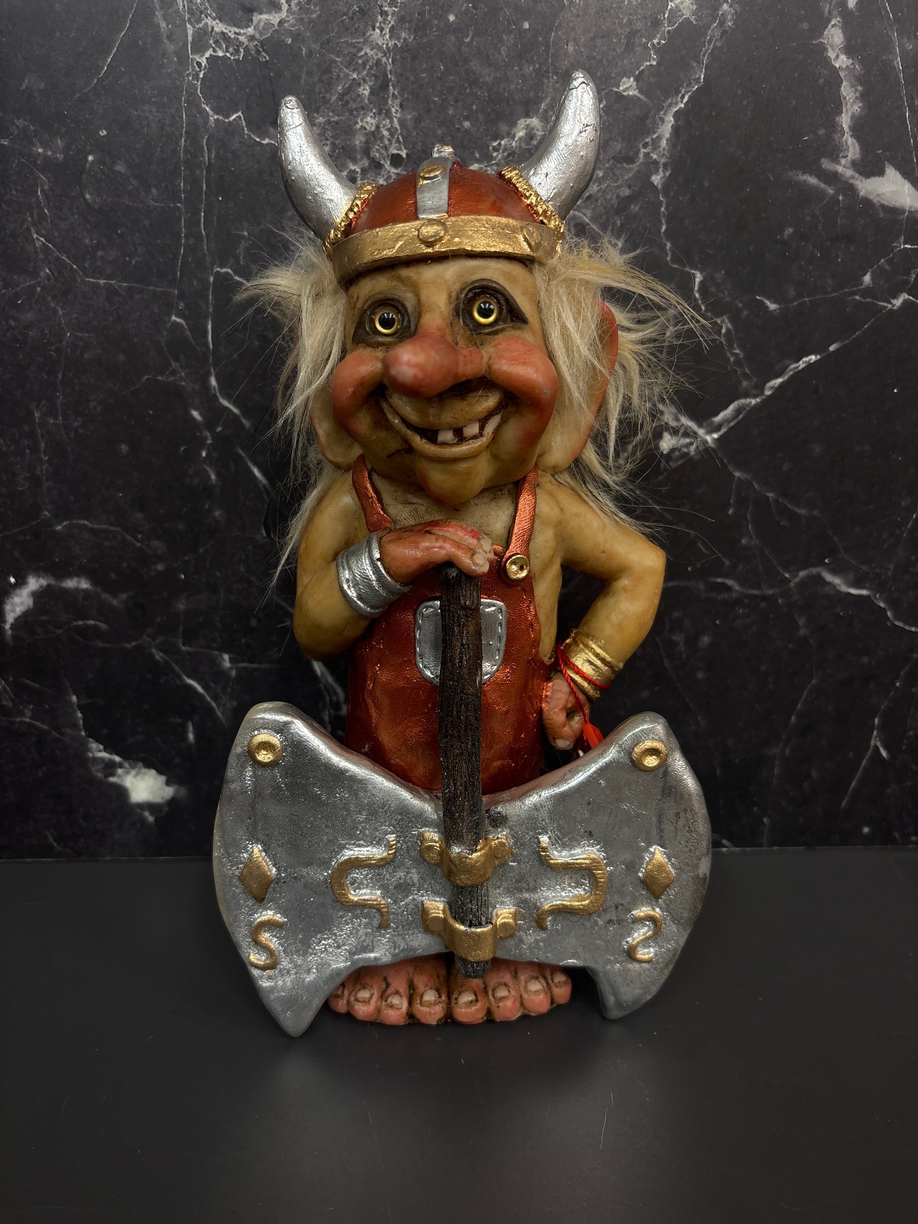 Norwegian Viking Troll Figurine – Guardian of Strength & Courage