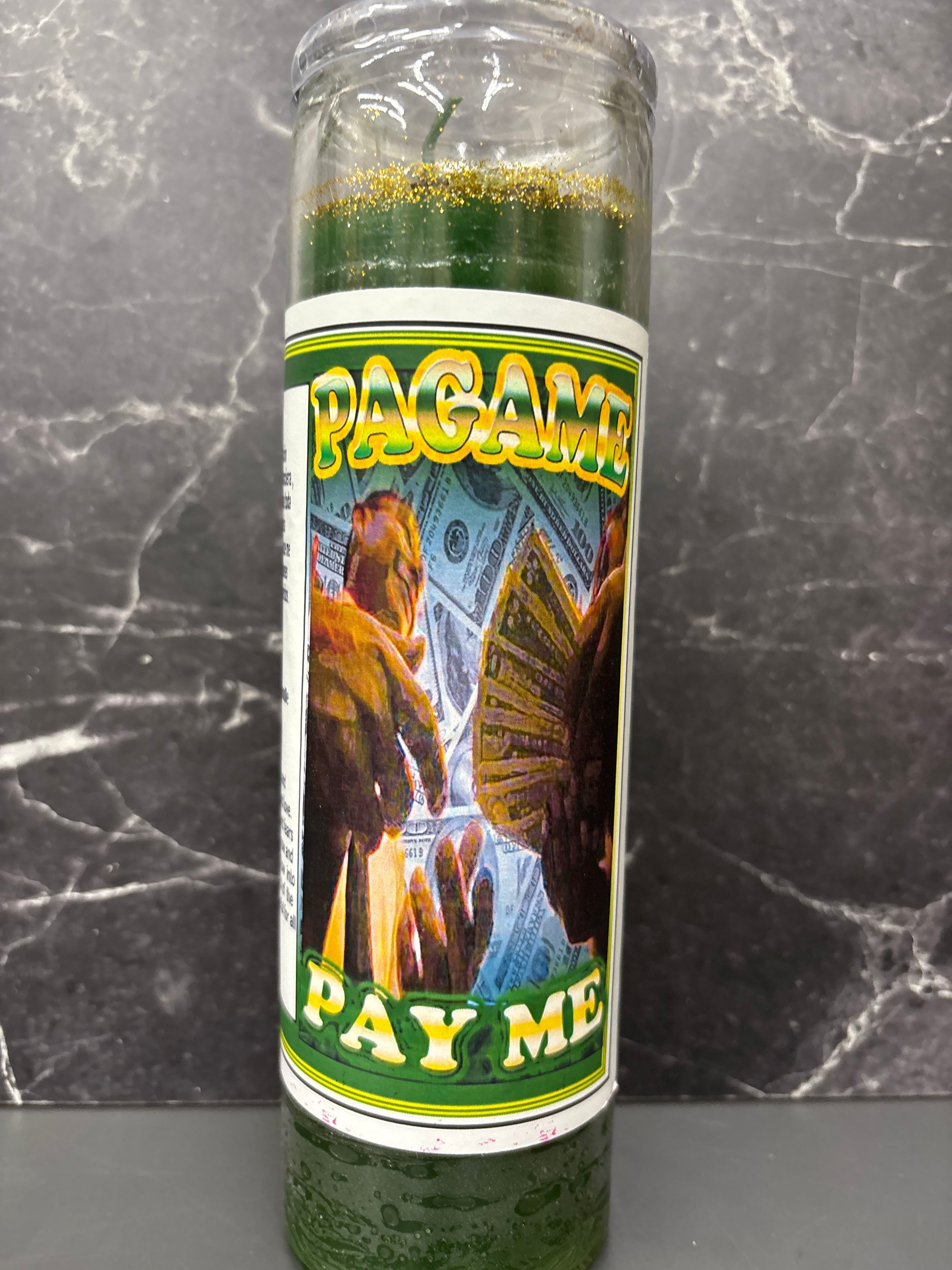 Pagame – Pay Me Candle for Debt Collection & Financial Justice (As-Is or Prepared)