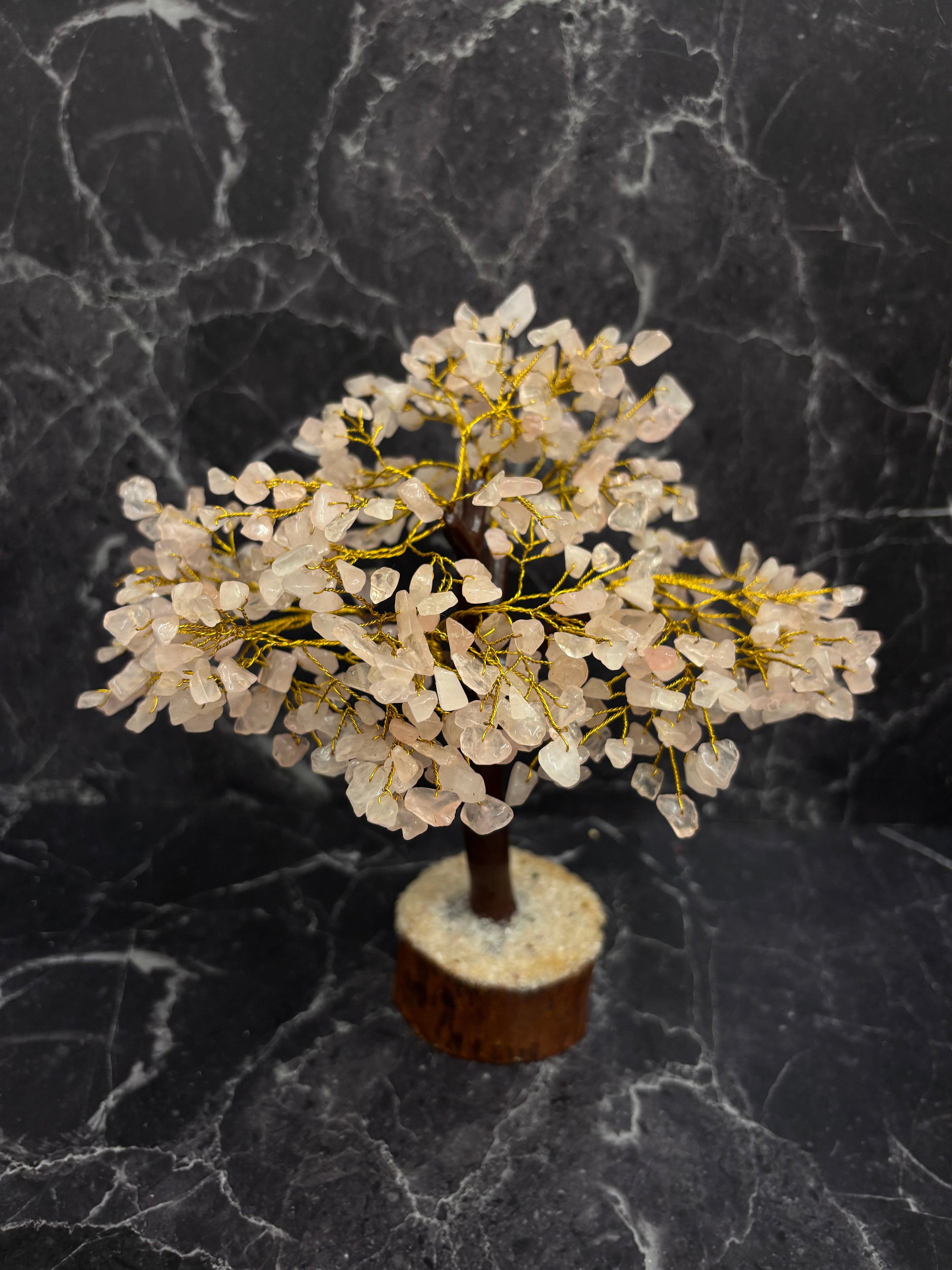 Rose Quartz Gemstone Tree – Love, Harmony & Positive Energy