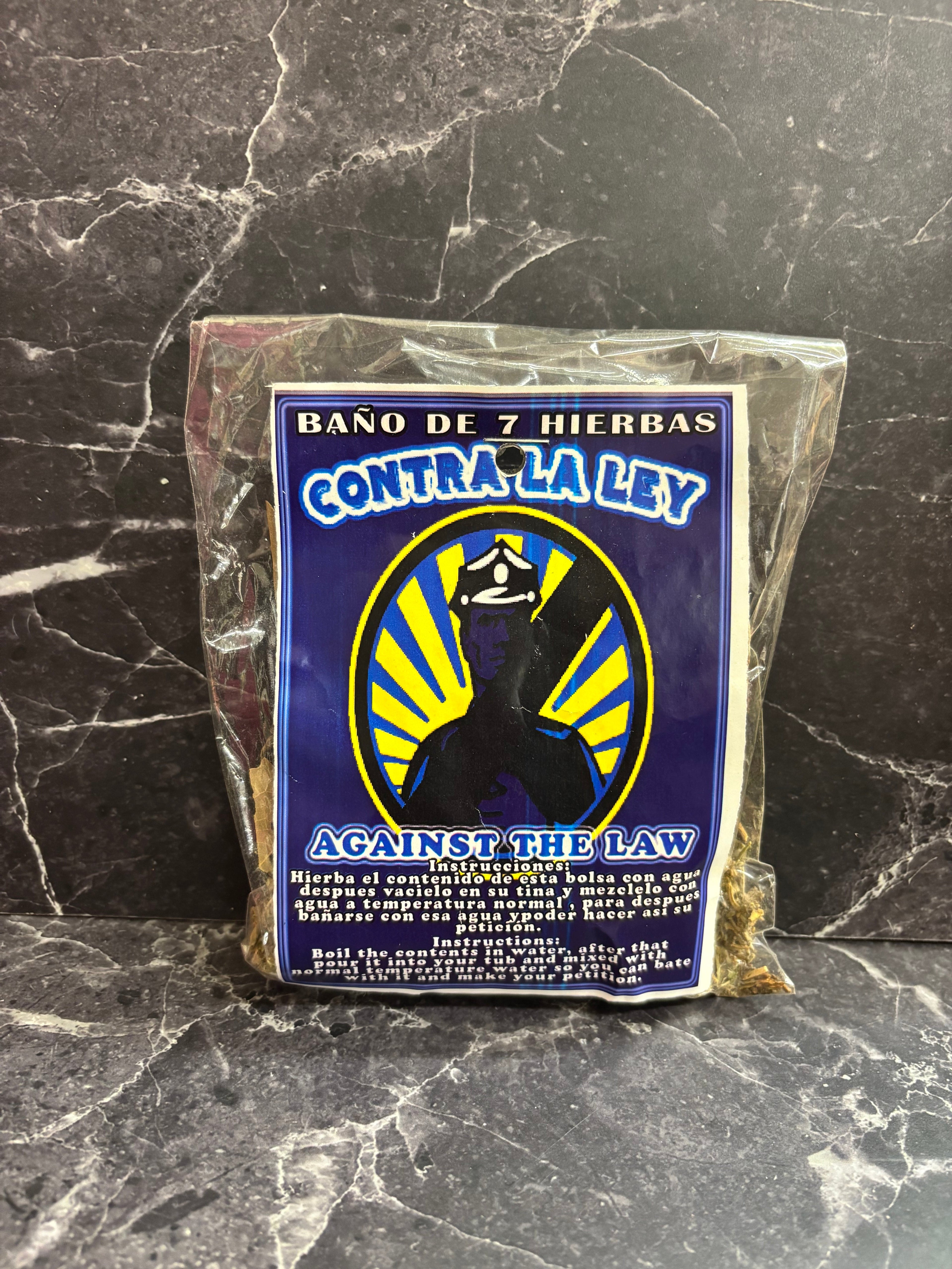 Bano De 7 Hierbas Contra La Ley