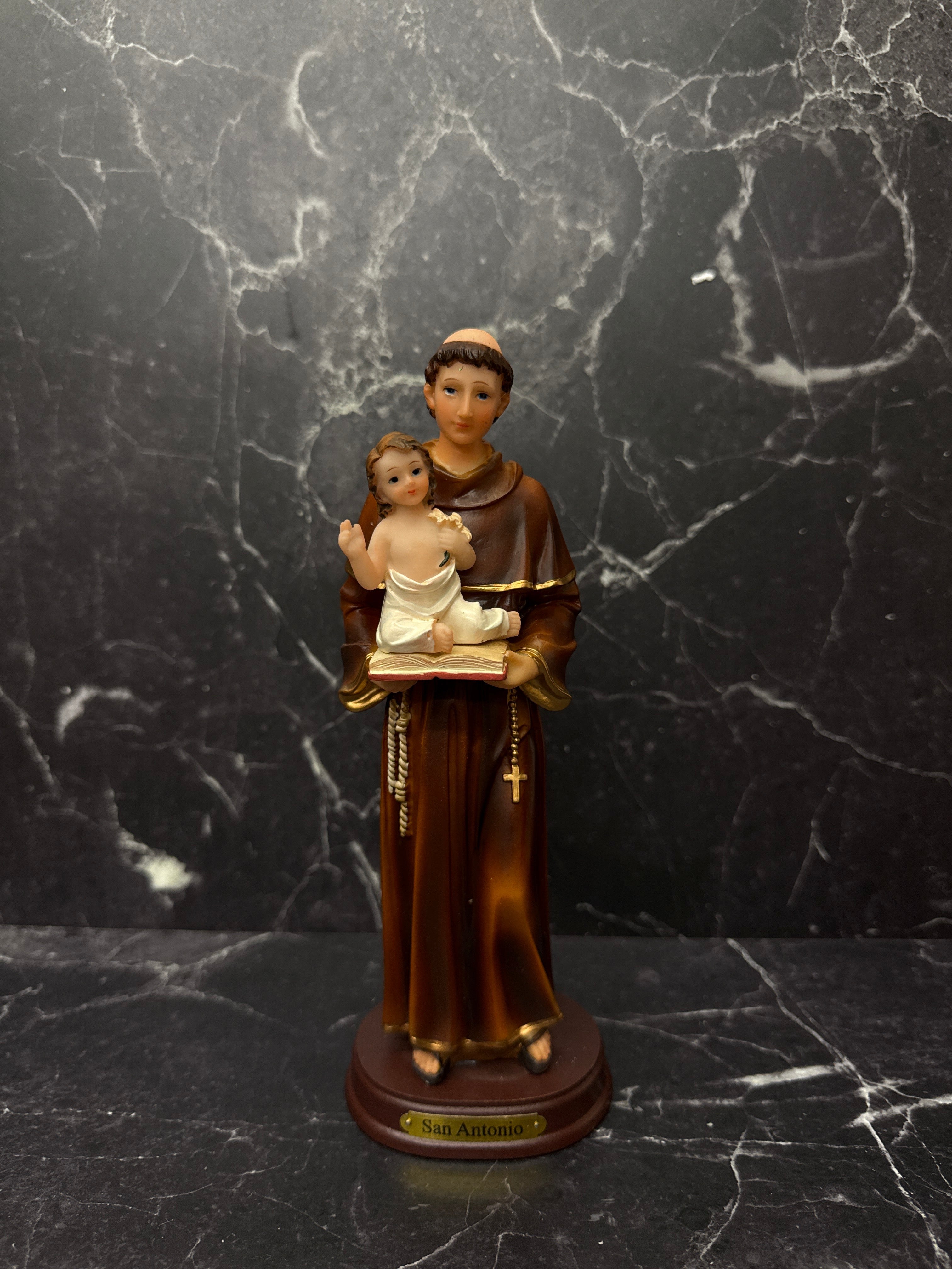 San Antonio Statue – Patron Saint of Miracles & Lost Things 9”