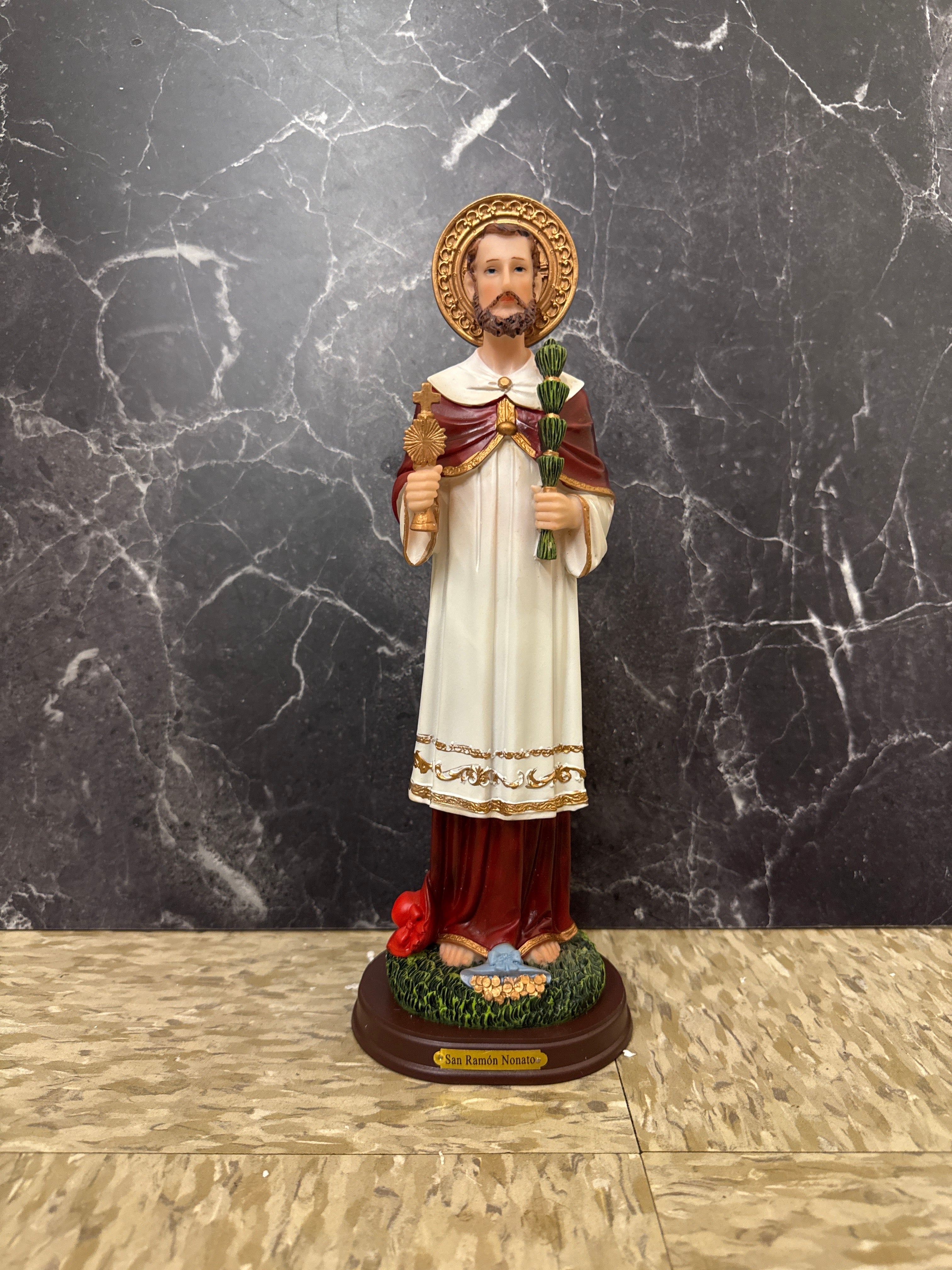 San Ramón Nonato Statue — Patron of Expectant Mothers & Safe Childbirth 9”
