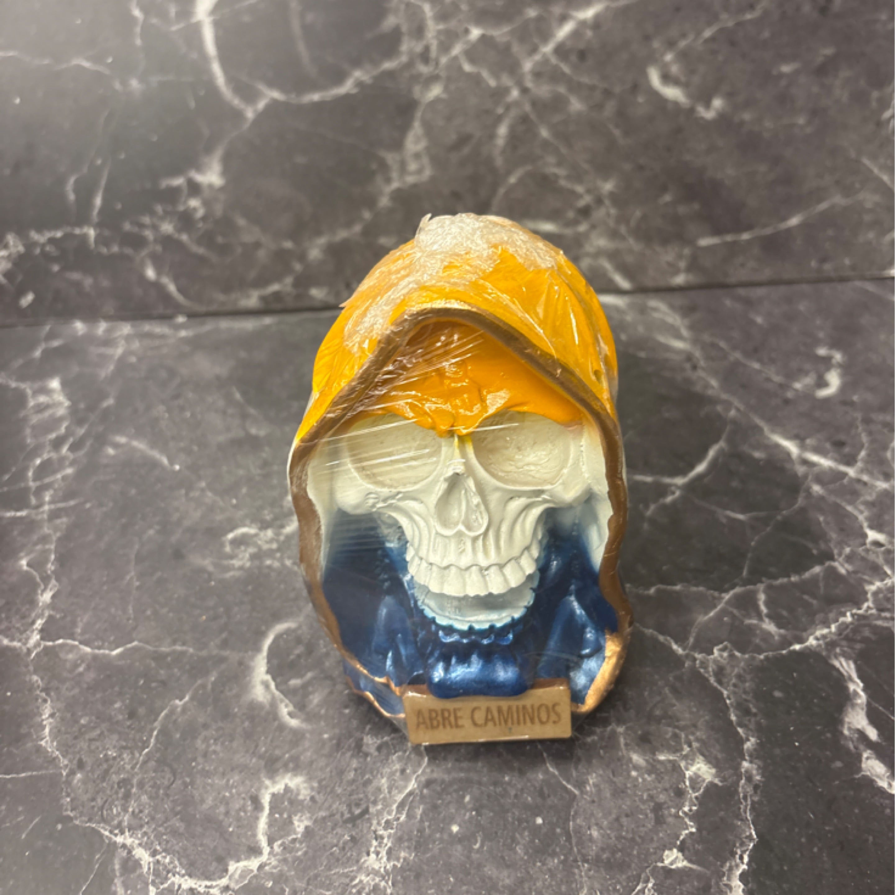 Abre Caminos Santa Muerte Incense Cone Burner 💛💀