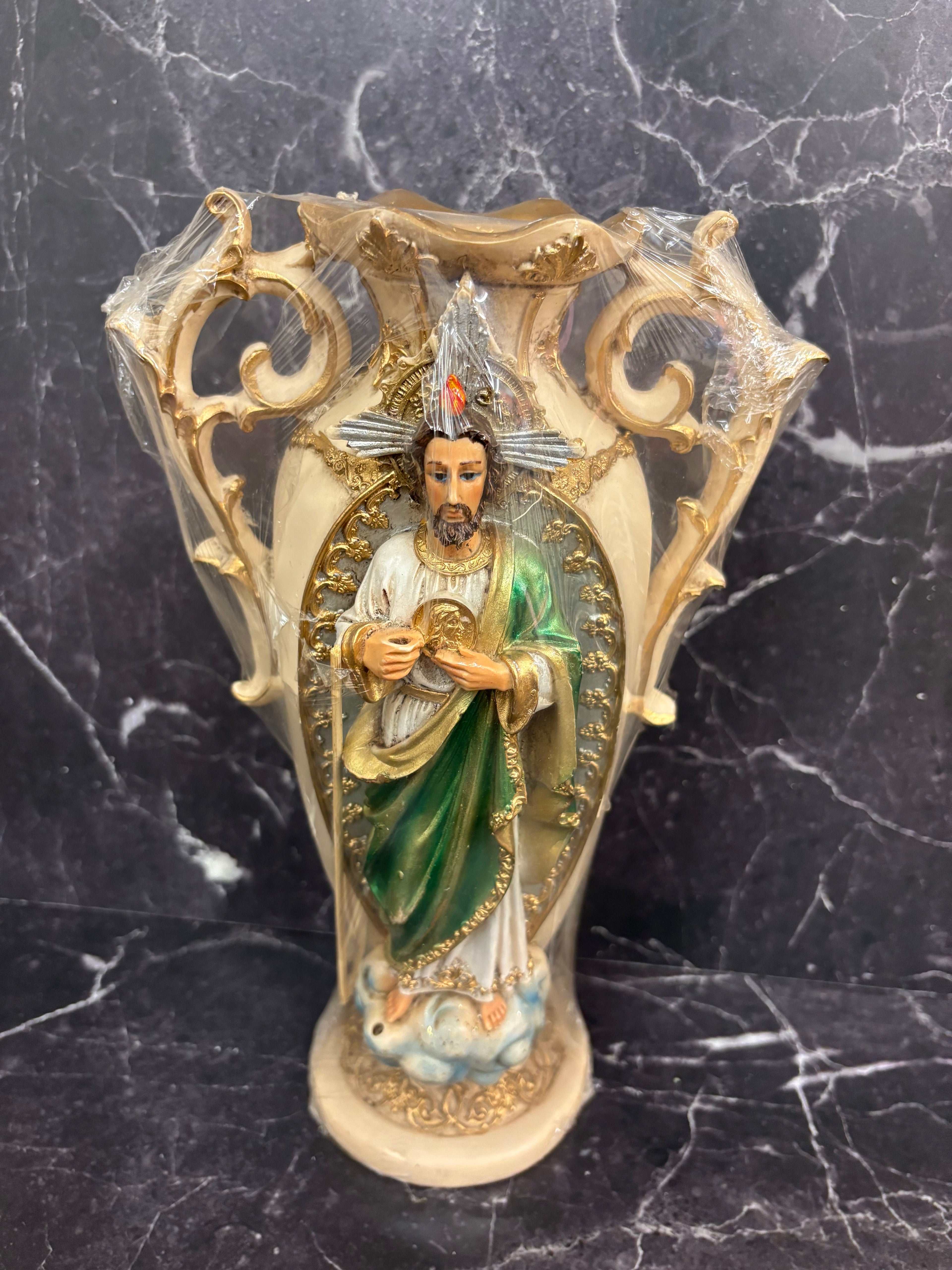Virgin Mary & Saint Jude Religious Statues – Ornate Devotional Décor (2 Variants)