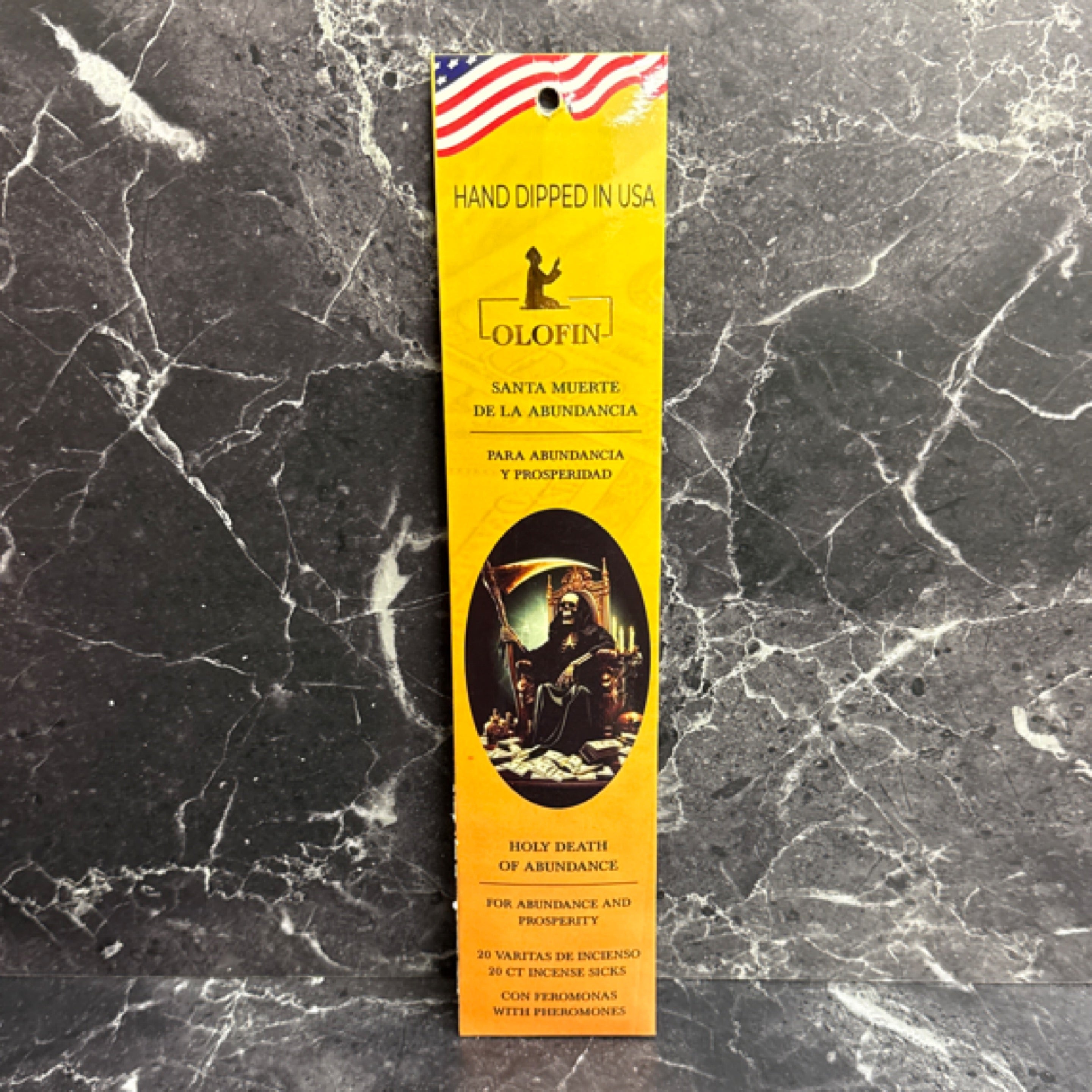 Santa Muerte Abundance Incense – Olofin (20 Sticks)