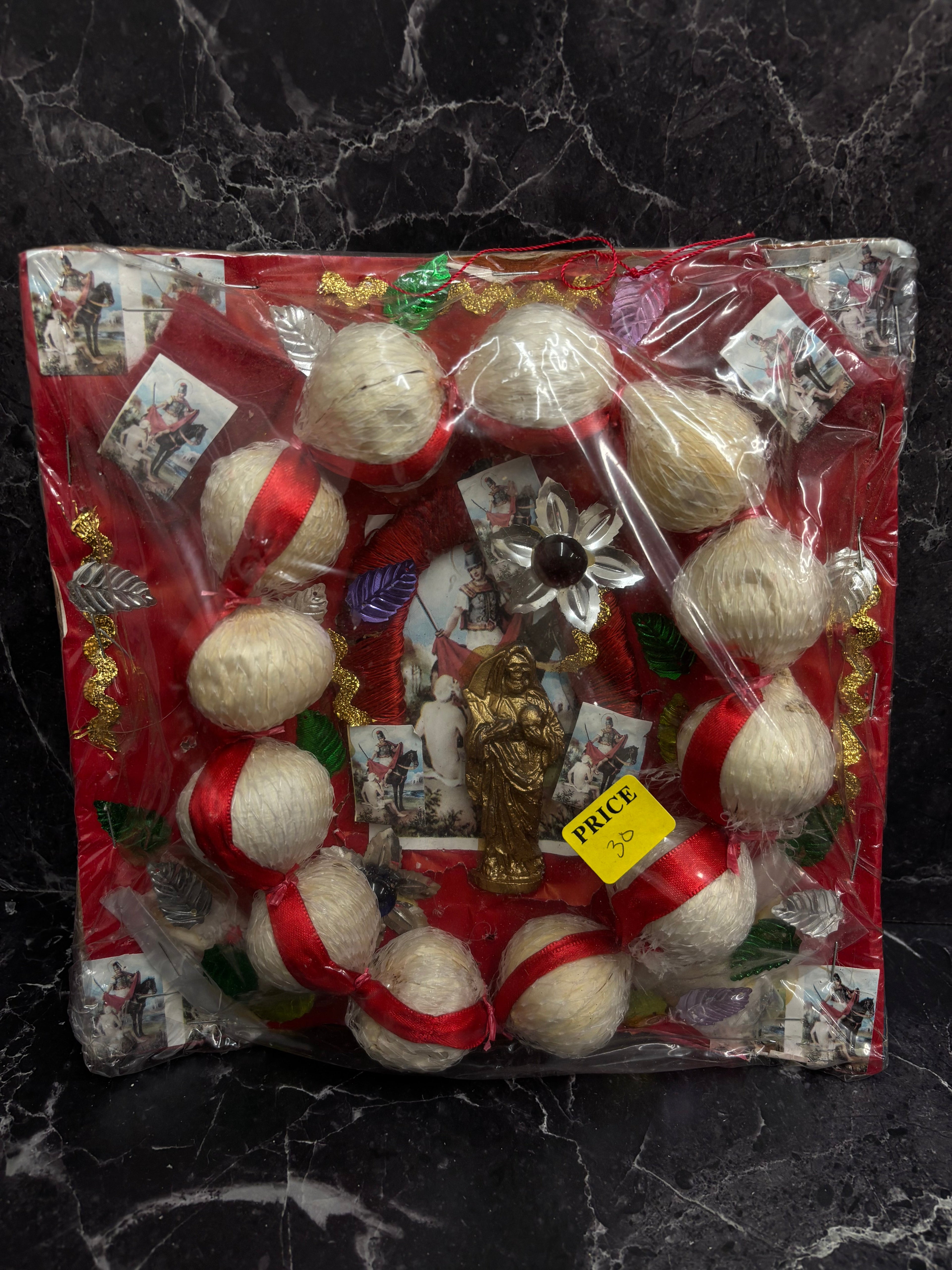 Saint Michael Spiritual Protection Wreath – Handcrafted Devotional Decor